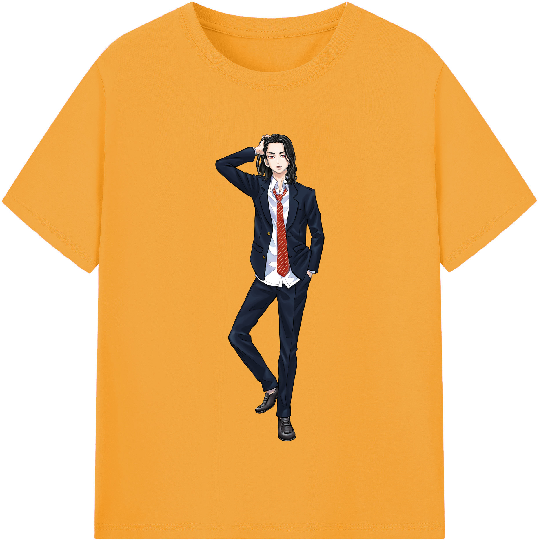 （画像用） 東京リベンジャーズ Tokyo Revengers 綿100％半袖Tシャツ（フロントプリント）