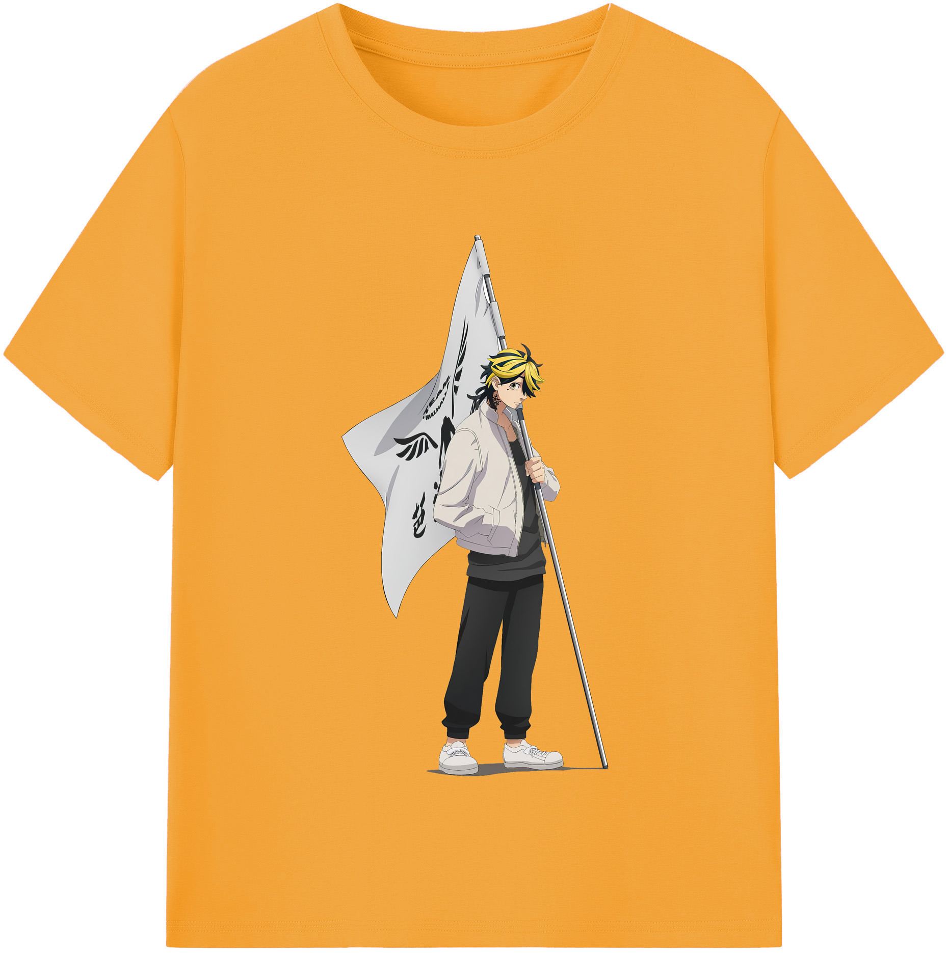 （画像用） 東京リベンジャーズ Tokyo Revengers 綿100％半袖Tシャツ（フロントプリント）