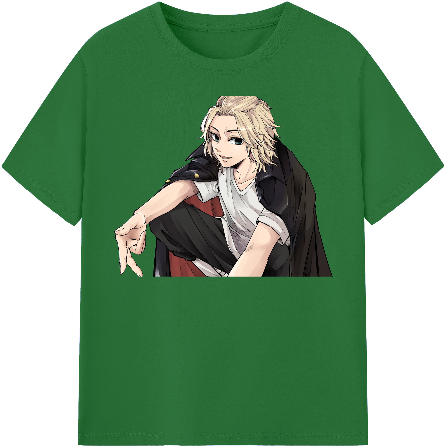 （画像用） 東京リベンジャーズ Tokyo Revengers 綿100％半袖Tシャツ（フロントプリント）