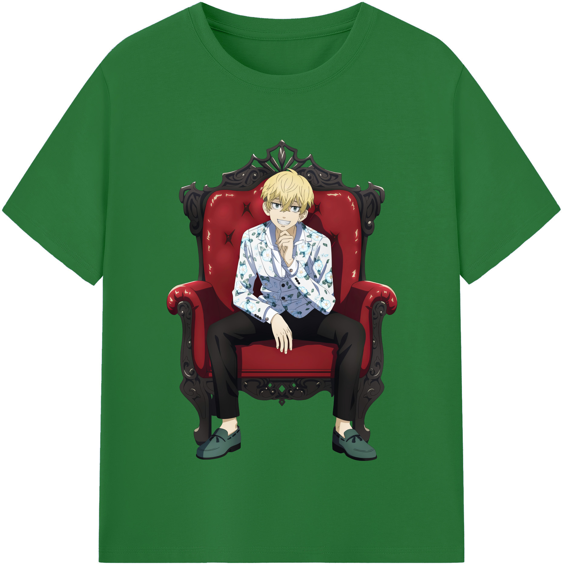 （画像用） 東京リベンジャーズ Tokyo Revengers 綿100％半袖Tシャツ（フロントプリント）