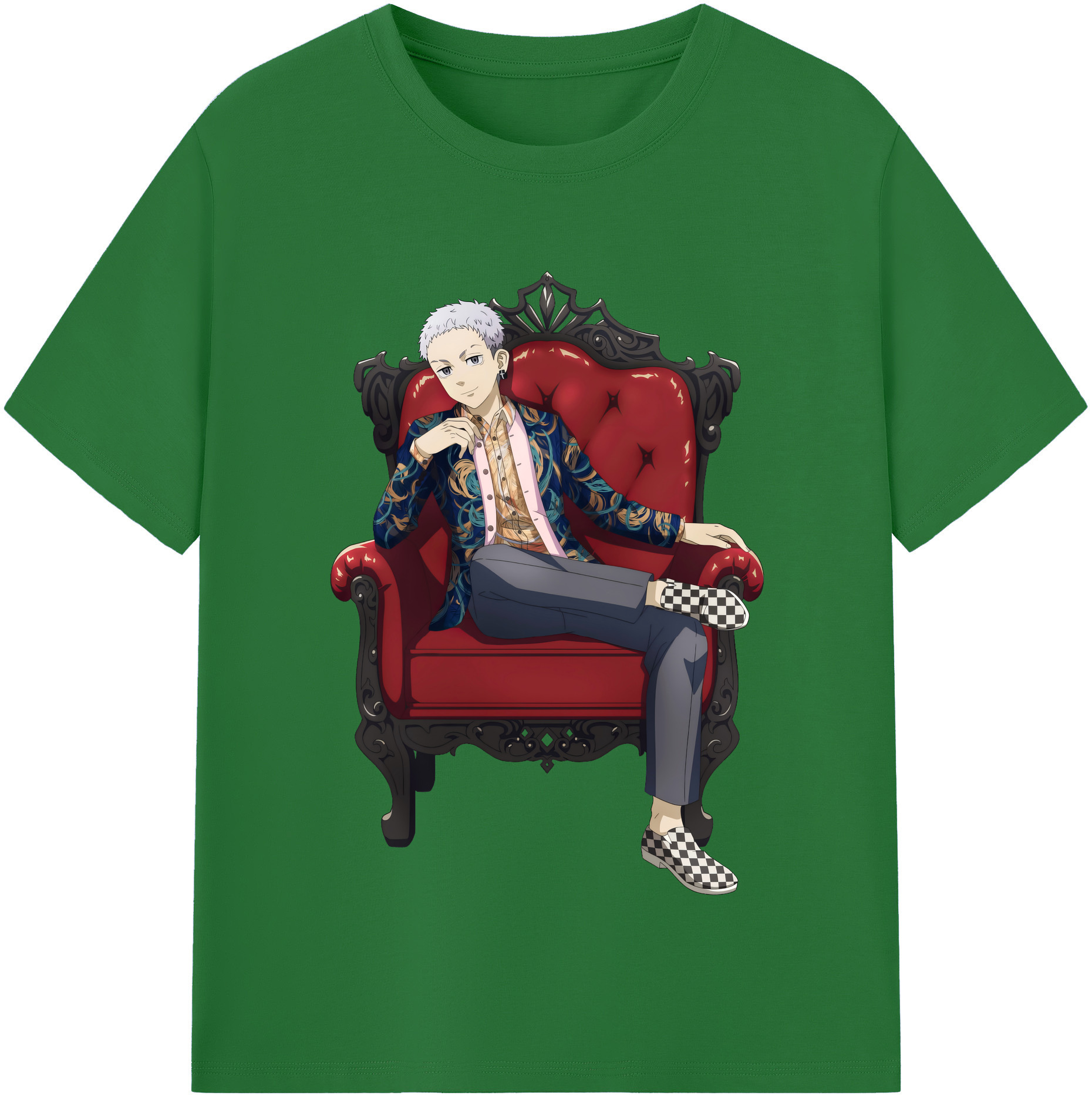 （画像用） 東京リベンジャーズ Tokyo Revengers 綿100％半袖Tシャツ（フロントプリント）