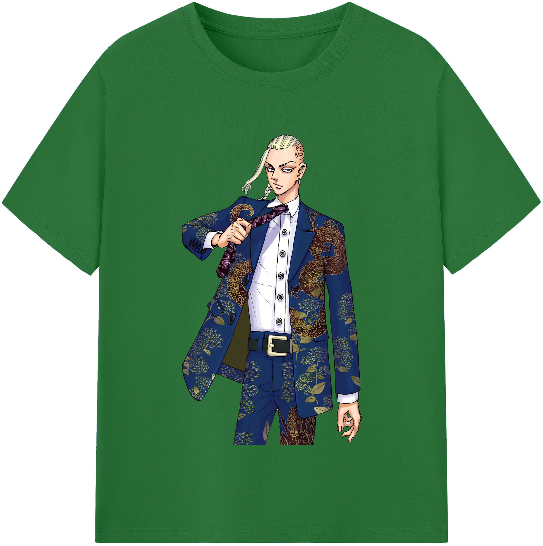 （画像用） 東京リベンジャーズ Tokyo Revengers 綿100％半袖Tシャツ（フロントプリント）