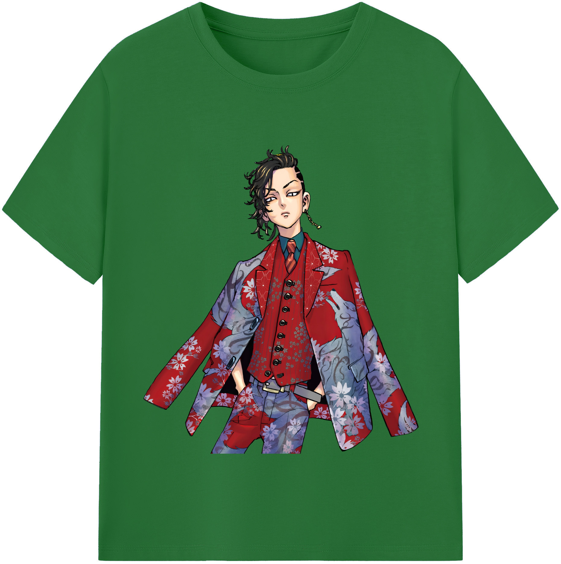 （画像用） 東京リベンジャーズ Tokyo Revengers 綿100％半袖Tシャツ（フロントプリント）