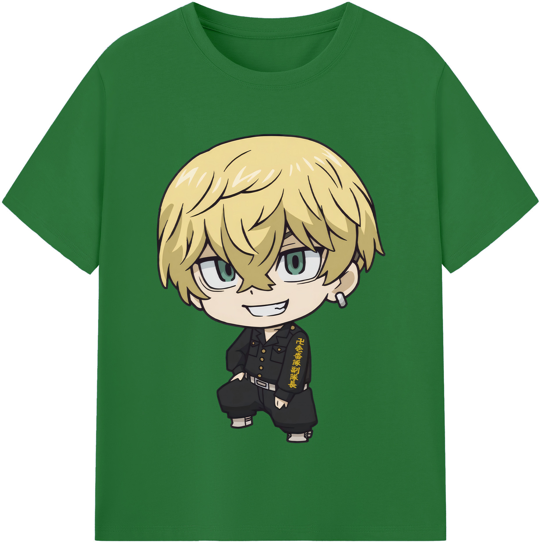 （画像用） 東京リベンジャーズ Tokyo Revengers 綿100％半袖Tシャツ（フロントプリント）