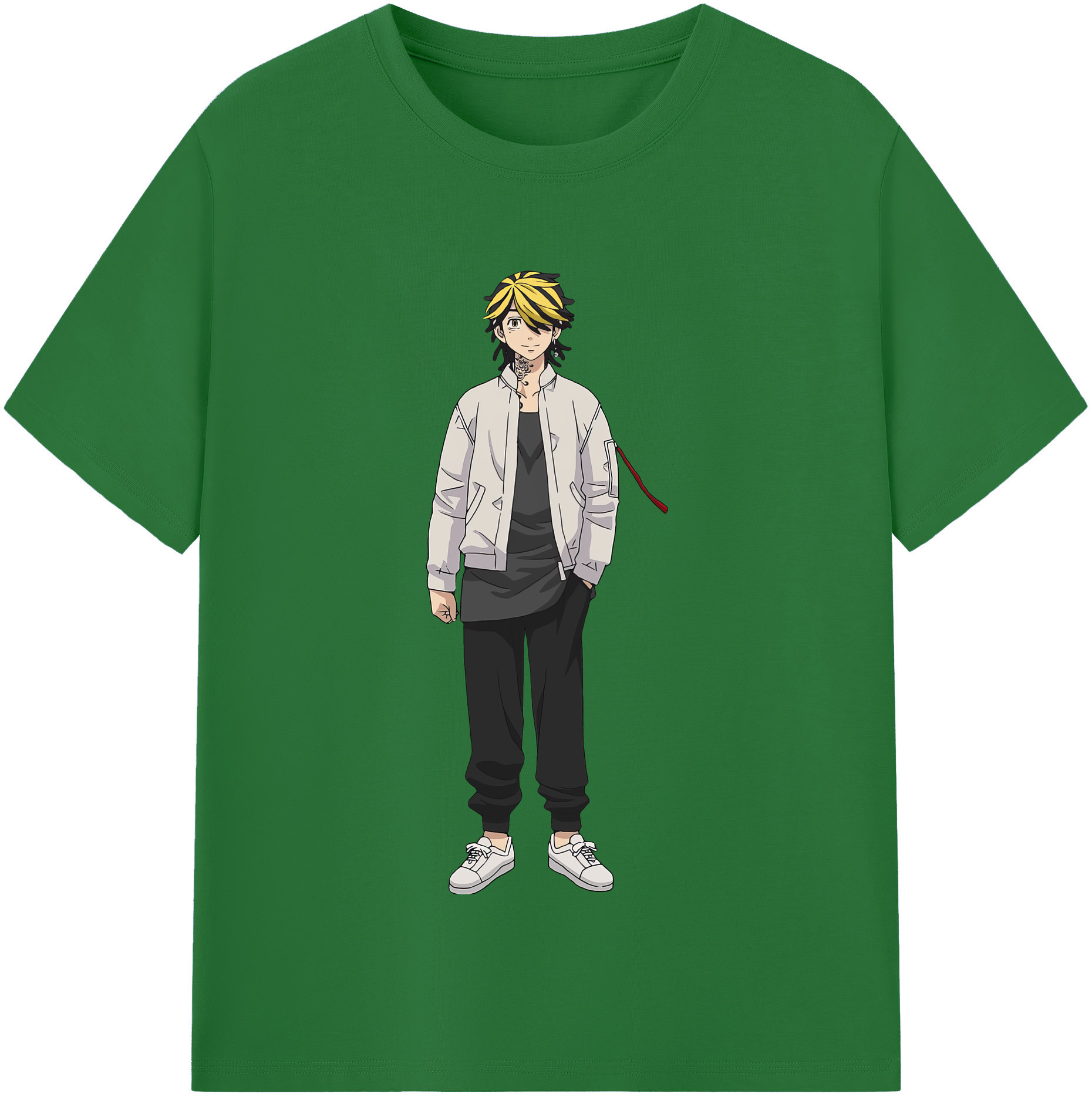 （画像用） 東京リベンジャーズ Tokyo Revengers 綿100％半袖Tシャツ（フロントプリント）