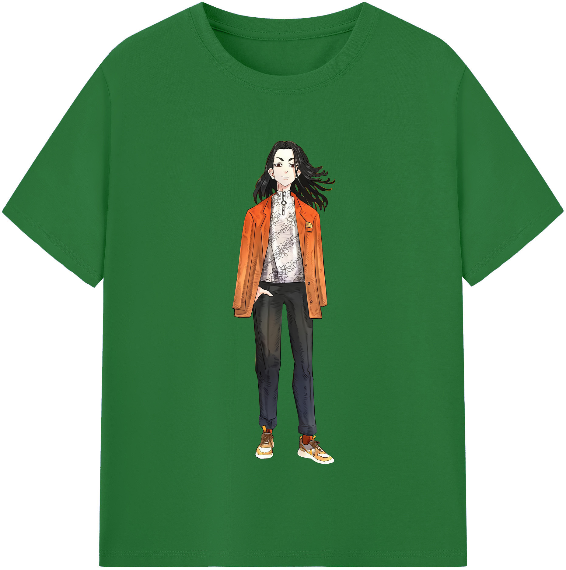 （画像用） 東京リベンジャーズ Tokyo Revengers 綿100％半袖Tシャツ（フロントプリント）