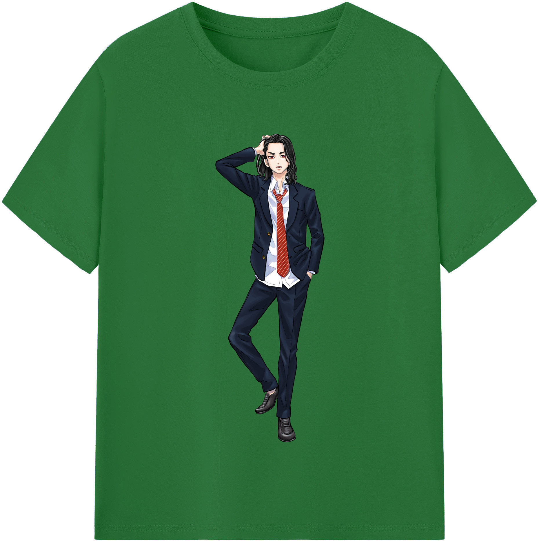 （画像用） 東京リベンジャーズ Tokyo Revengers 綿100％半袖Tシャツ（フロントプリント）