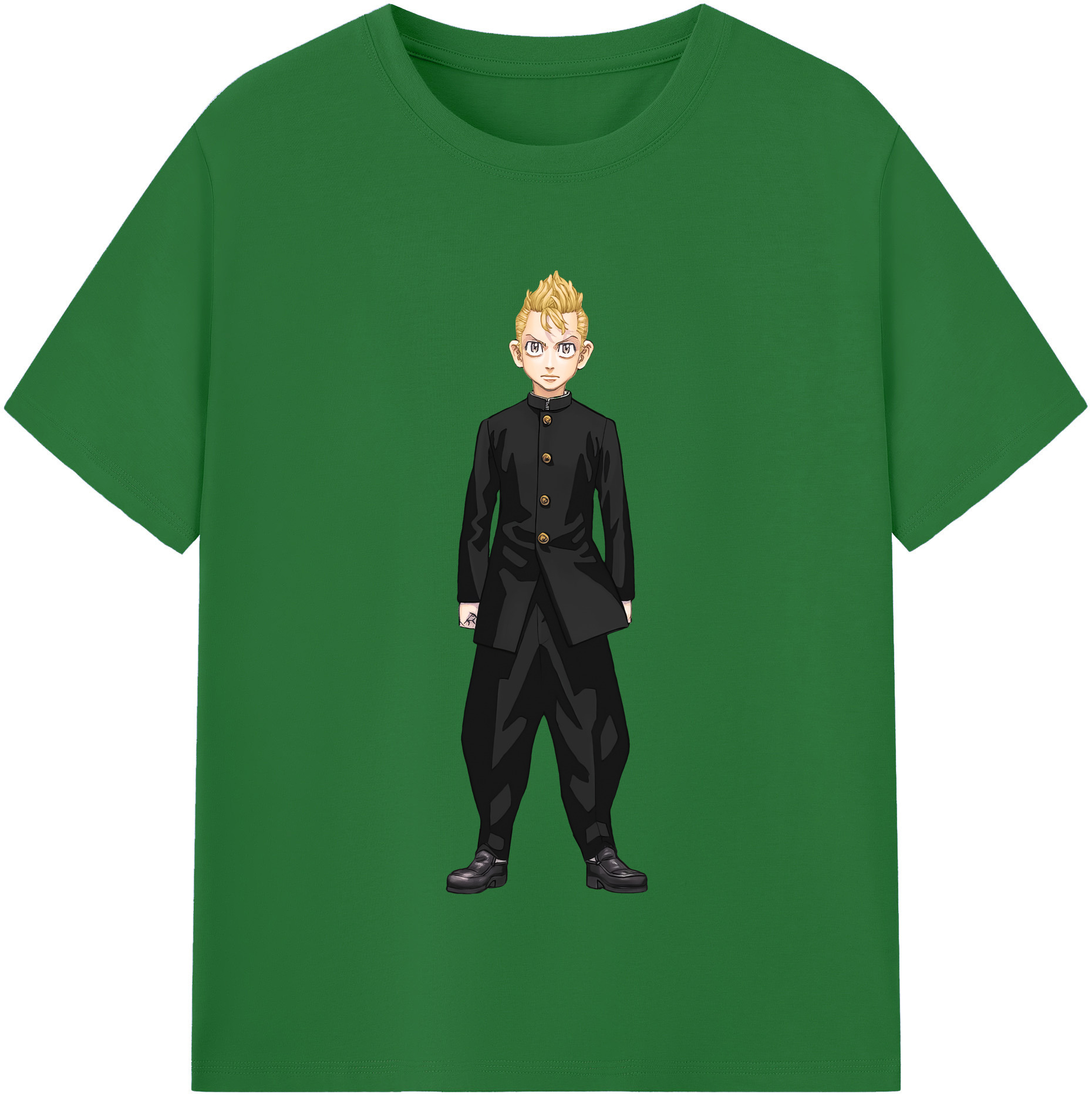 （画像用） 東京リベンジャーズ Tokyo Revengers 綿100％半袖Tシャツ（フロントプリント）
