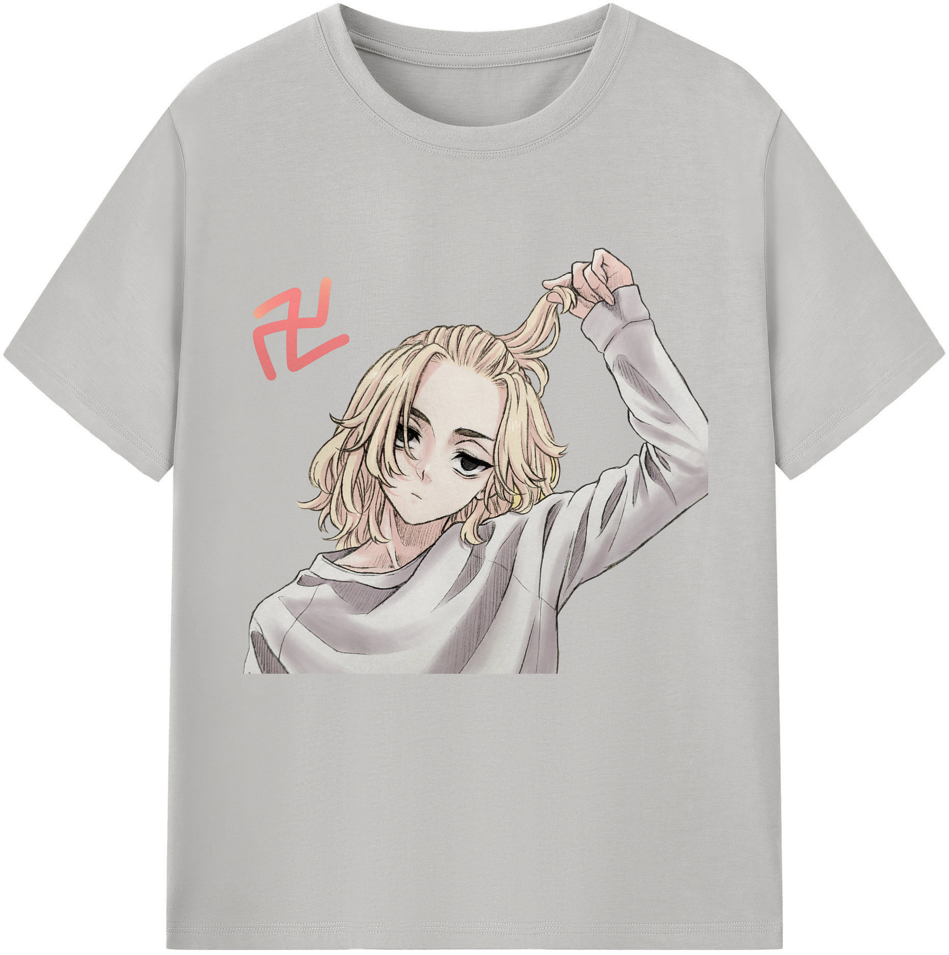（画像用） 東京リベンジャーズ Tokyo Revengers 綿100％半袖Tシャツ（フロントプリント）