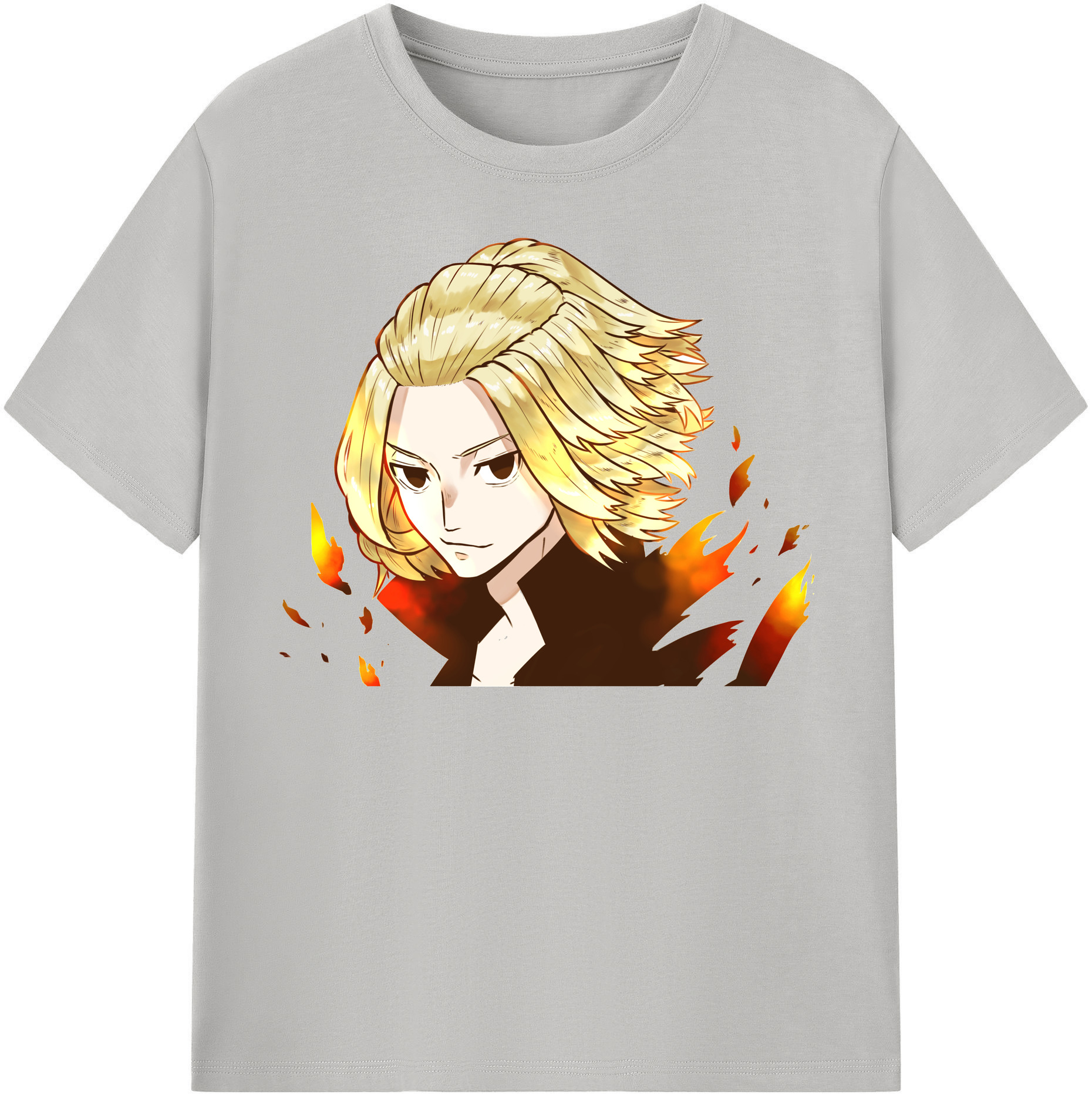 （画像用） 東京リベンジャーズ Tokyo Revengers 綿100％半袖Tシャツ（フロントプリント）