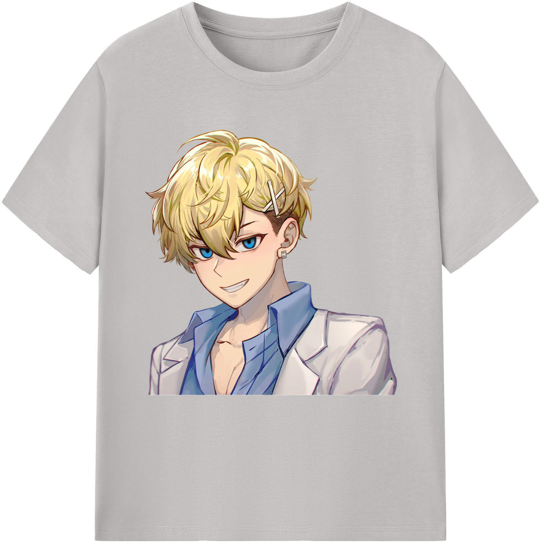 （画像用） 東京リベンジャーズ Tokyo Revengers 綿100％半袖Tシャツ（フロントプリント）