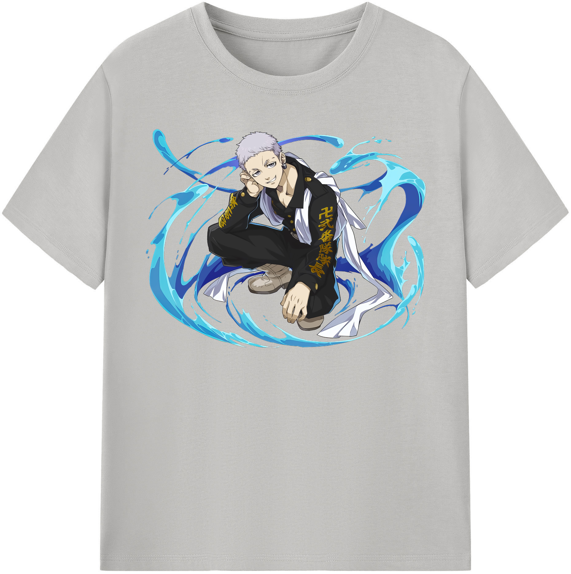 （画像用） 東京リベンジャーズ Tokyo Revengers 綿100％半袖Tシャツ（フロントプリント）