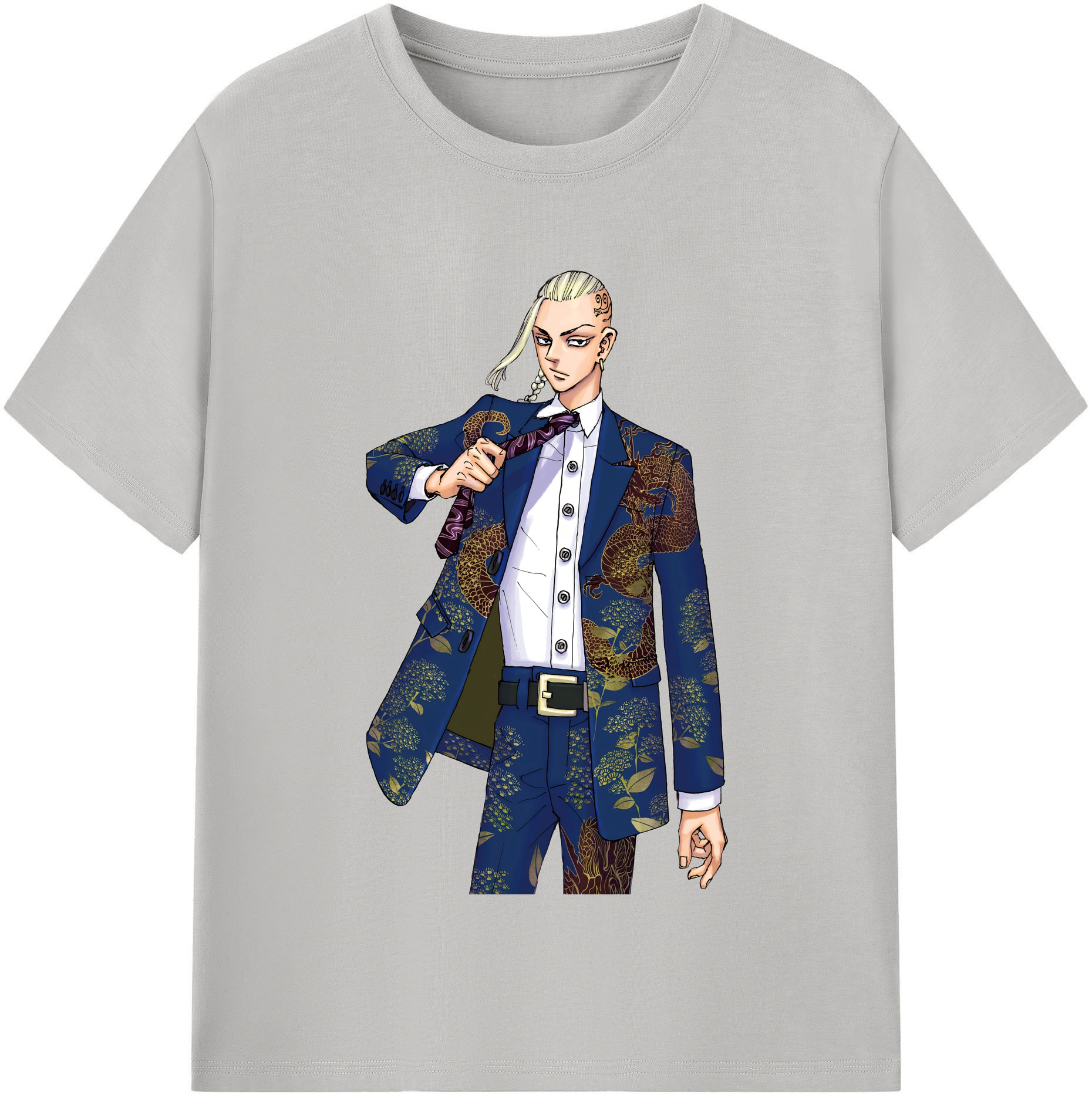 （画像用） 東京リベンジャーズ Tokyo Revengers 綿100％半袖Tシャツ（フロントプリント）