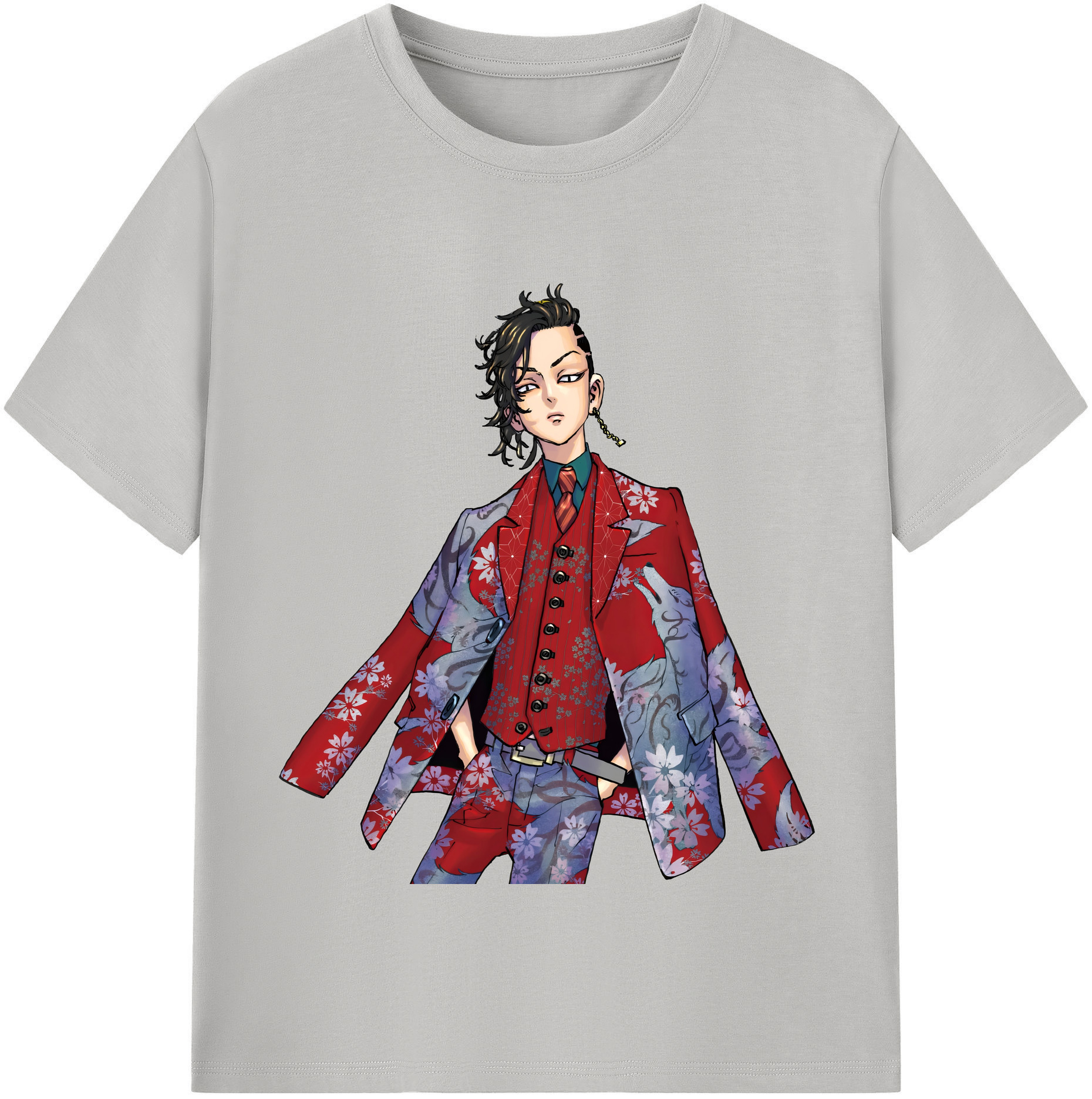 （画像用） 東京リベンジャーズ Tokyo Revengers 綿100％半袖Tシャツ（フロントプリント）