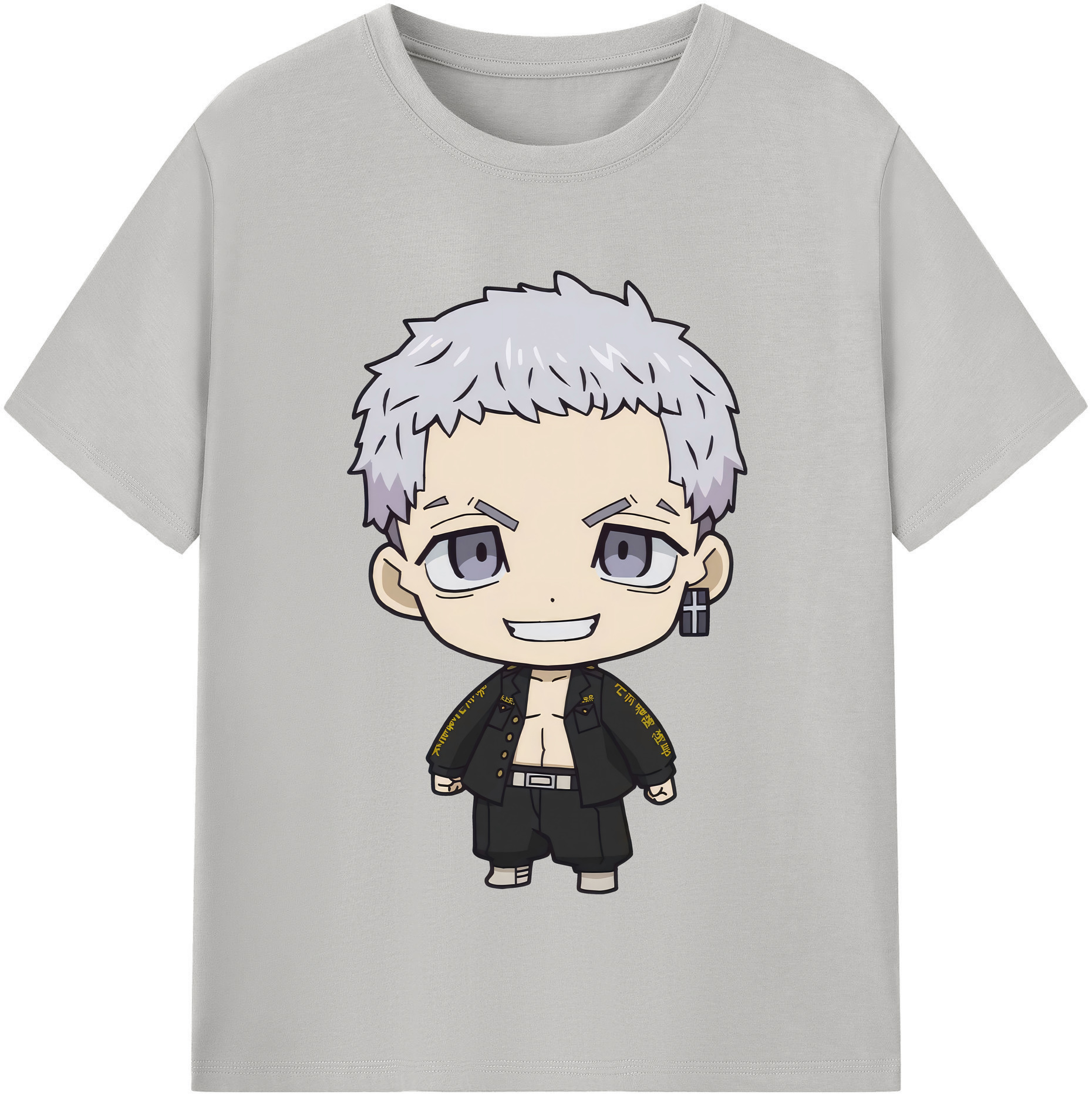 （画像用） 東京リベンジャーズ Tokyo Revengers 綿100％半袖Tシャツ（フロントプリント）