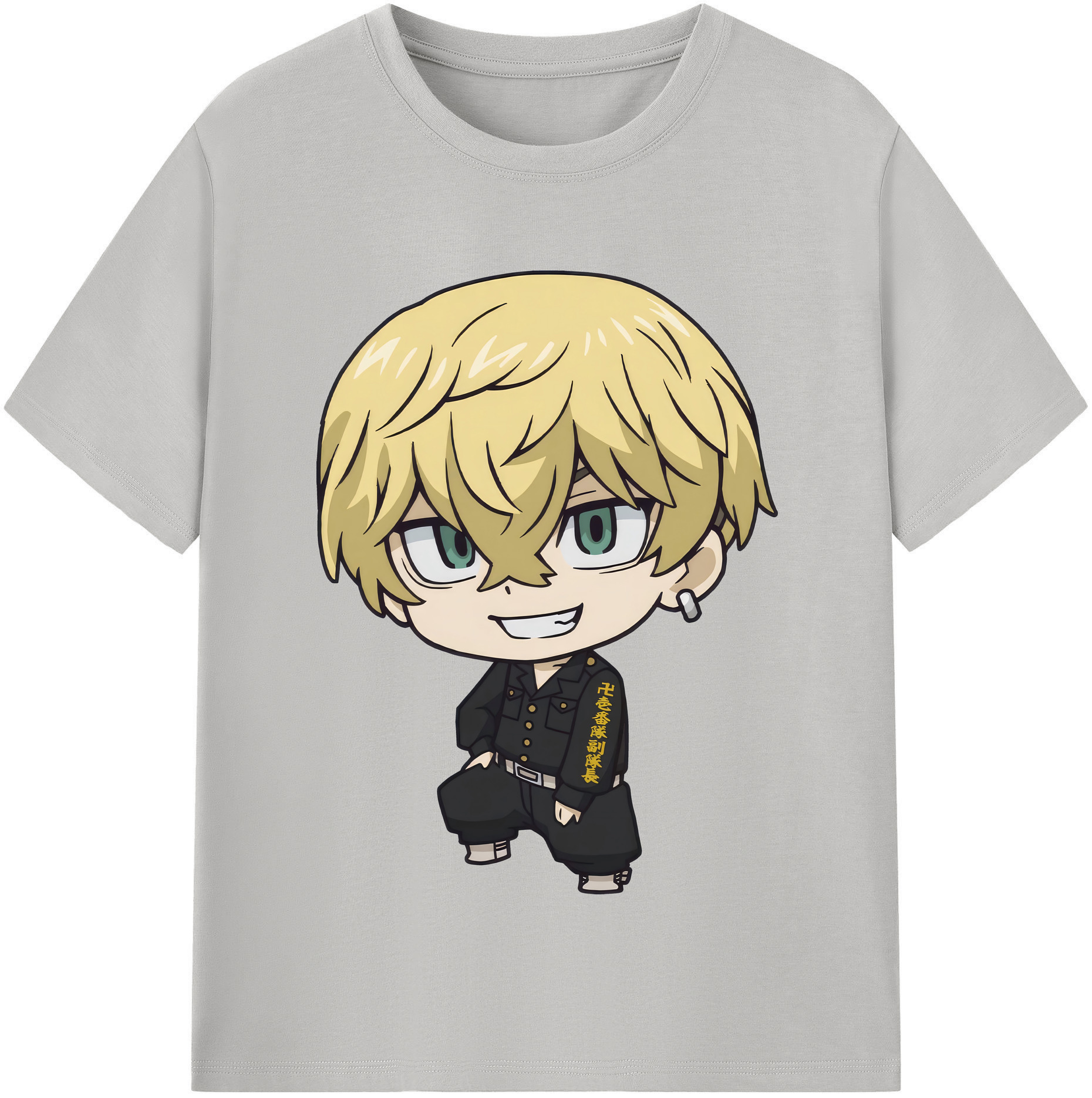 （画像用） 東京リベンジャーズ Tokyo Revengers 綿100％半袖Tシャツ（フロントプリント）