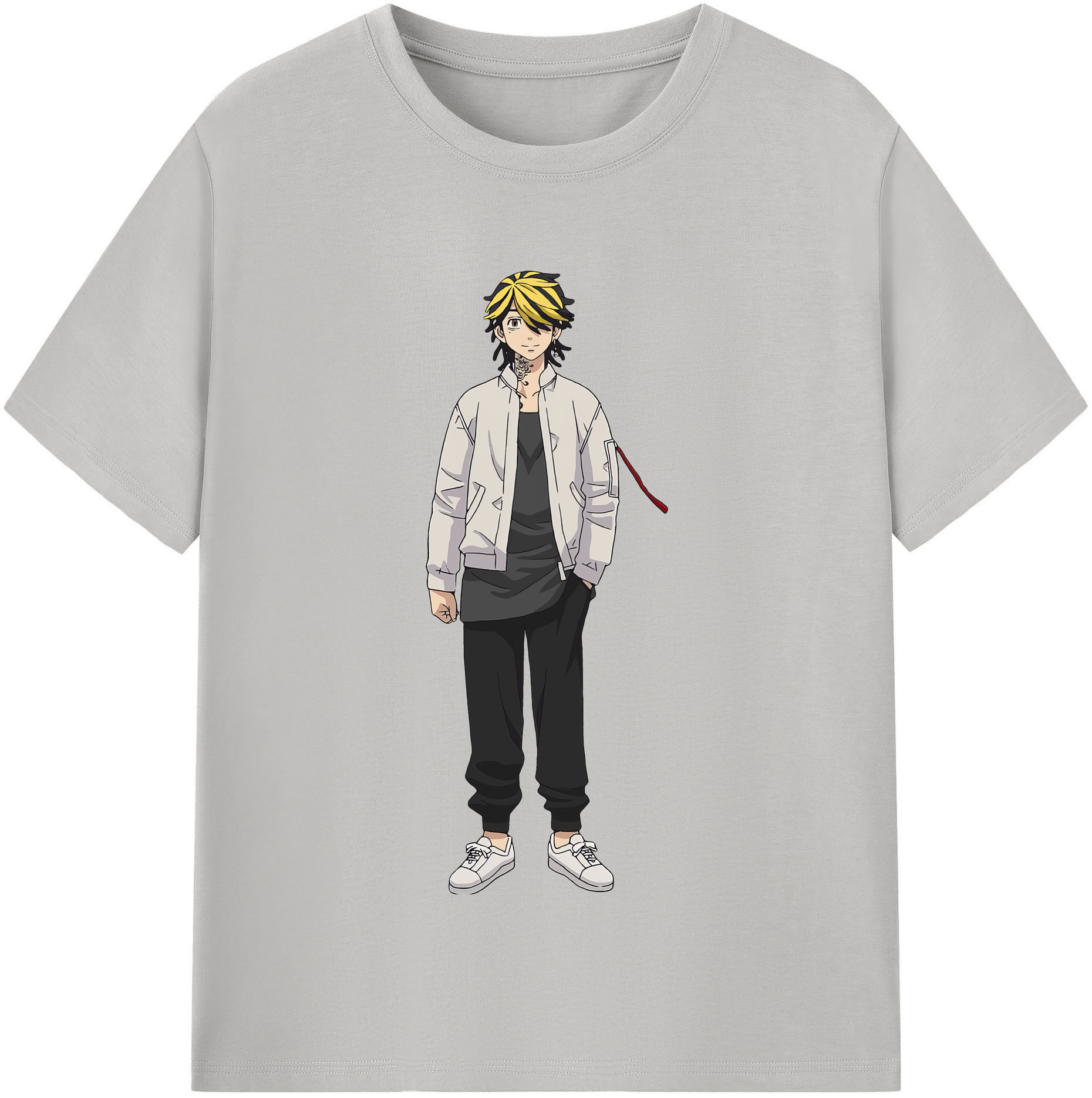 （画像用） 東京リベンジャーズ Tokyo Revengers 綿100％半袖Tシャツ（フロントプリント）