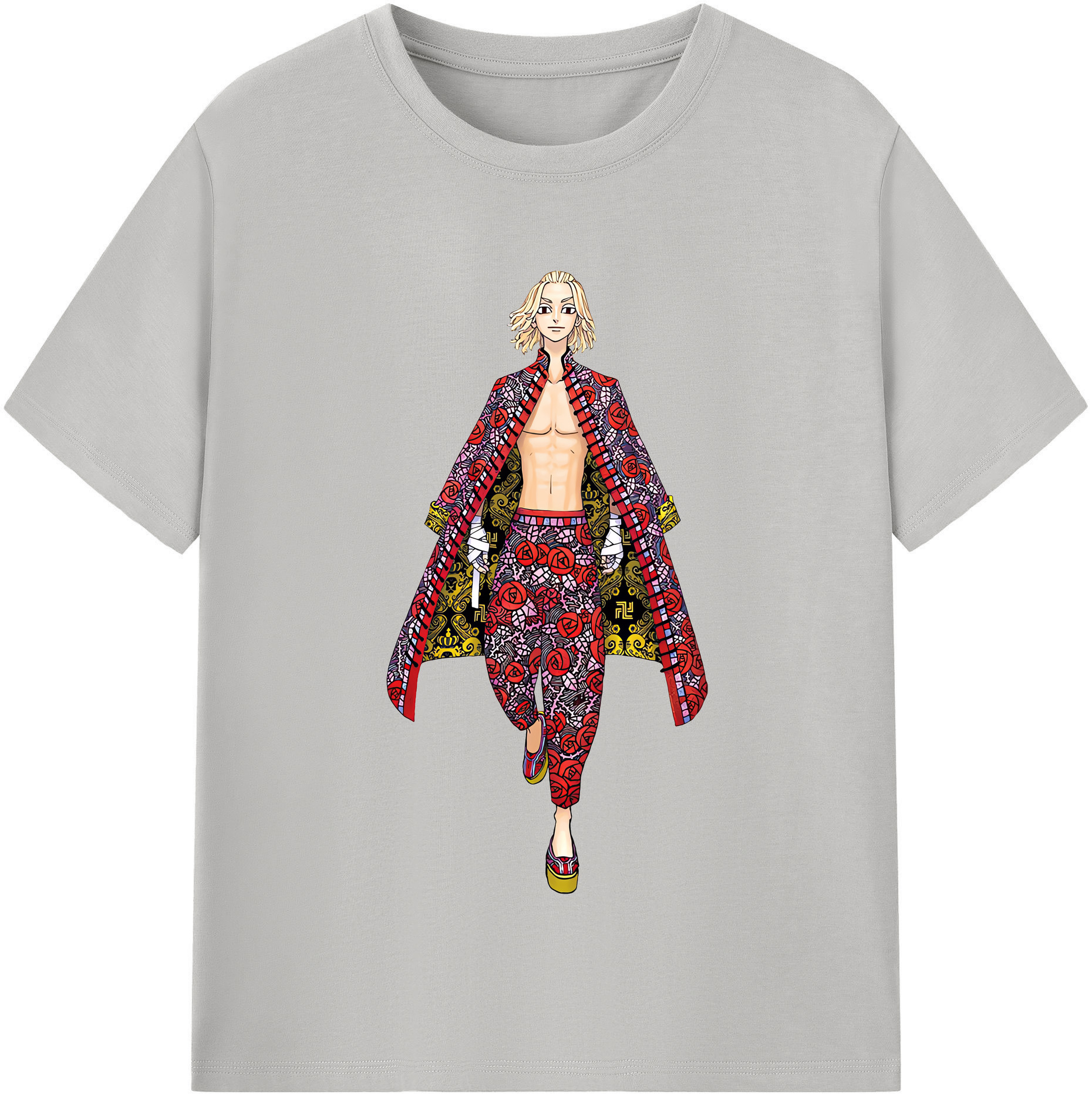 （画像用） 東京リベンジャーズ Tokyo Revengers 綿100％半袖Tシャツ（フロントプリント）