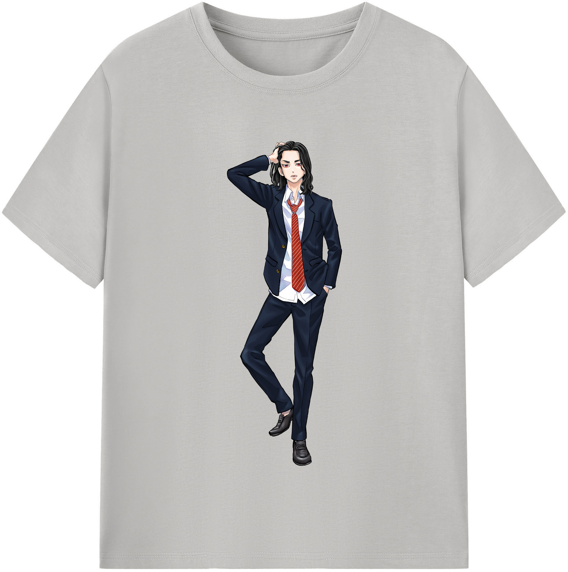 （画像用） 東京リベンジャーズ Tokyo Revengers 綿100％半袖Tシャツ（フロントプリント）