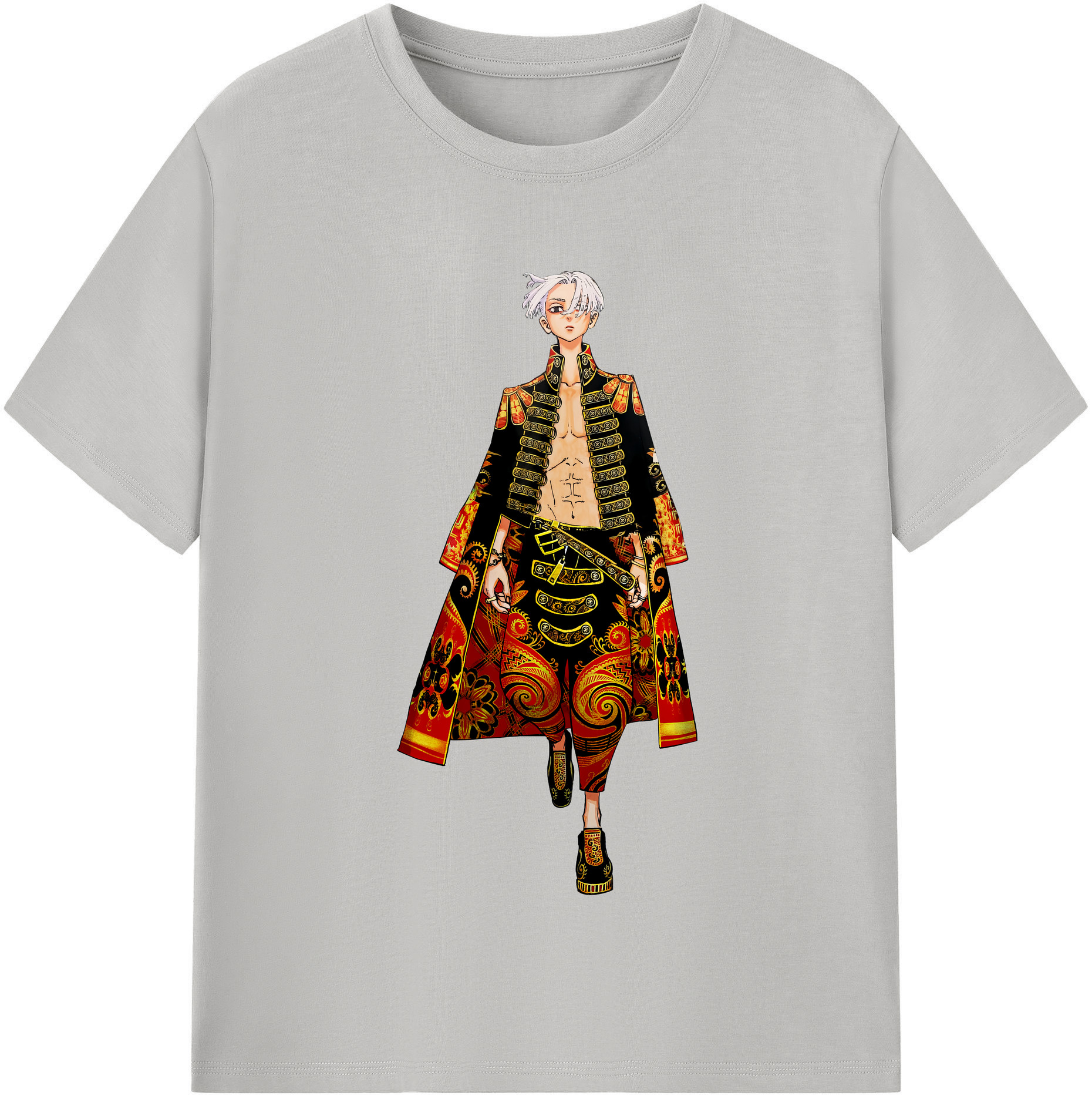 （画像用） 東京リベンジャーズ Tokyo Revengers 綿100％半袖Tシャツ（フロントプリント）