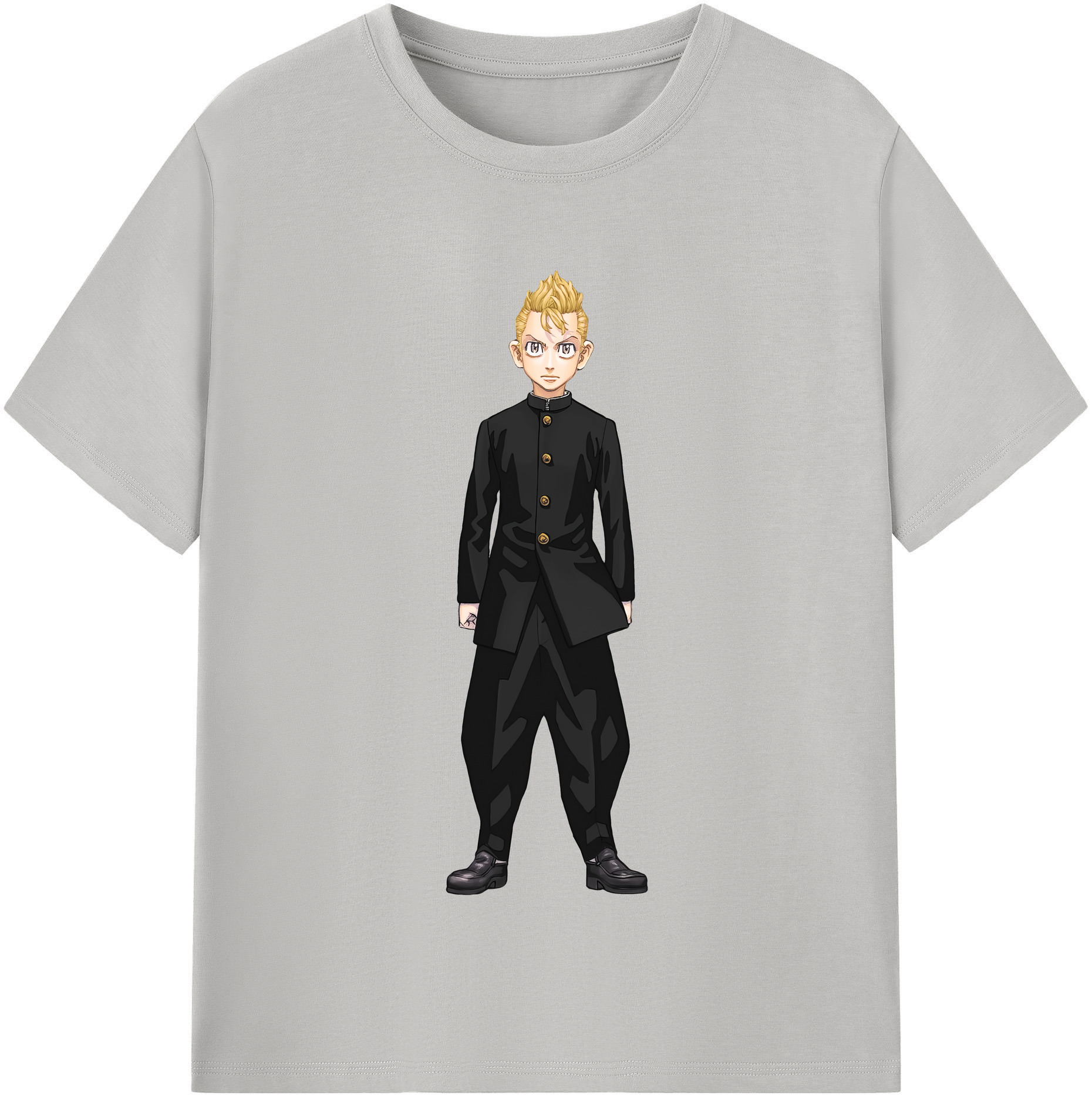 （画像用） 東京リベンジャーズ Tokyo Revengers 綿100％半袖Tシャツ（フロントプリント）