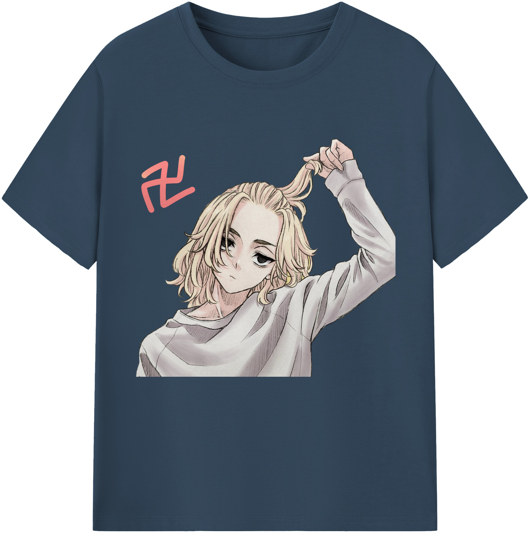（画像用） 東京リベンジャーズ Tokyo Revengers 綿100％半袖Tシャツ（フロントプリント）
