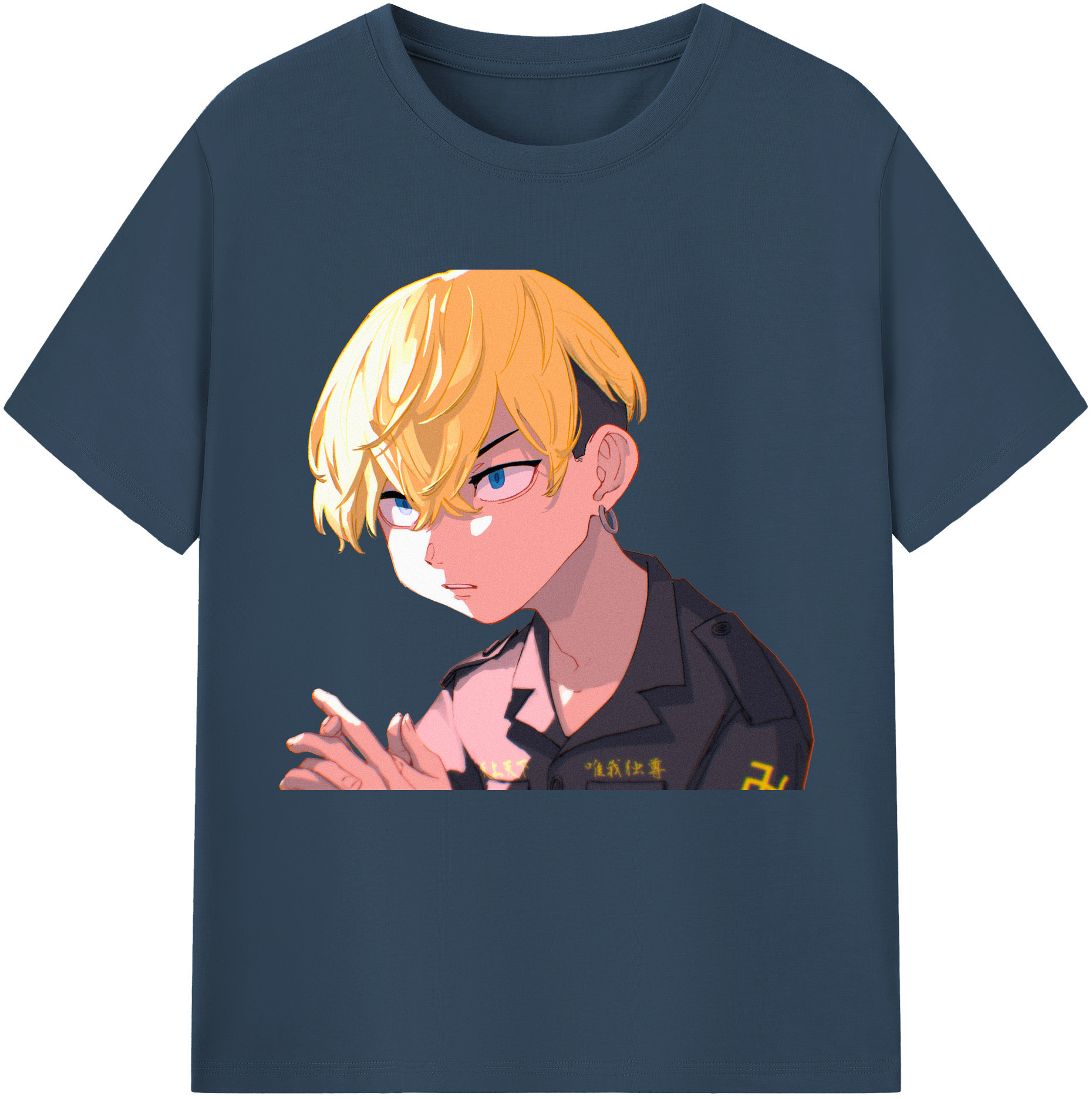 （画像用） 東京リベンジャーズ Tokyo Revengers 綿100％半袖Tシャツ（フロントプリント）