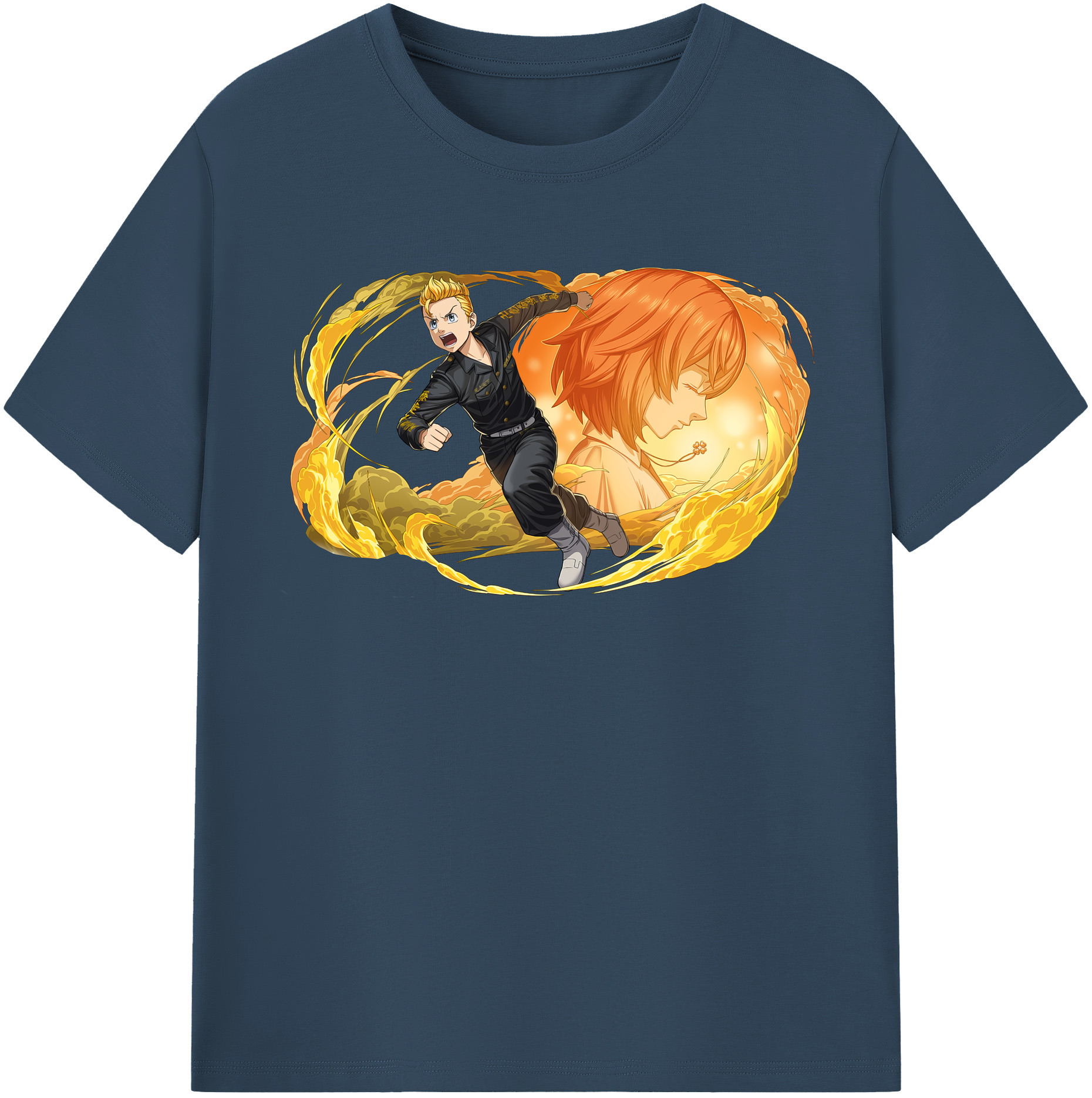 （画像用） 東京リベンジャーズ Tokyo Revengers 綿100％半袖Tシャツ（フロントプリント）