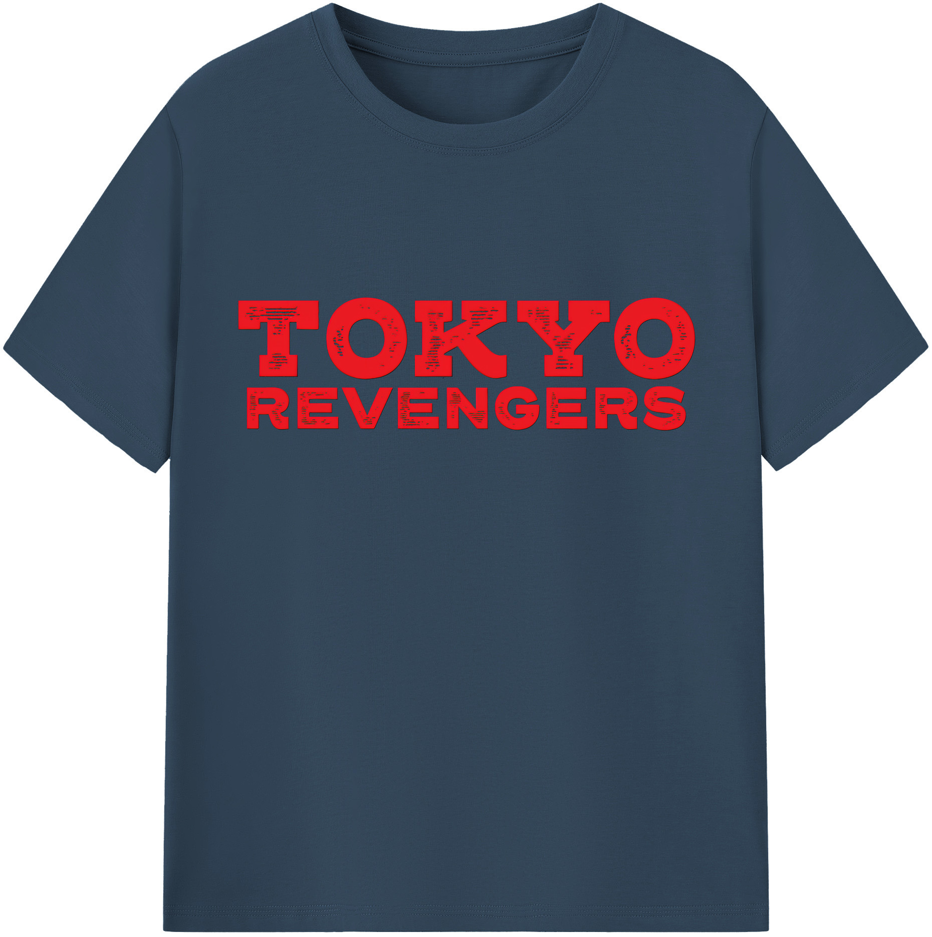 （画像用） 東京リベンジャーズ Tokyo Revengers 綿100％半袖Tシャツ（フロントプリント）