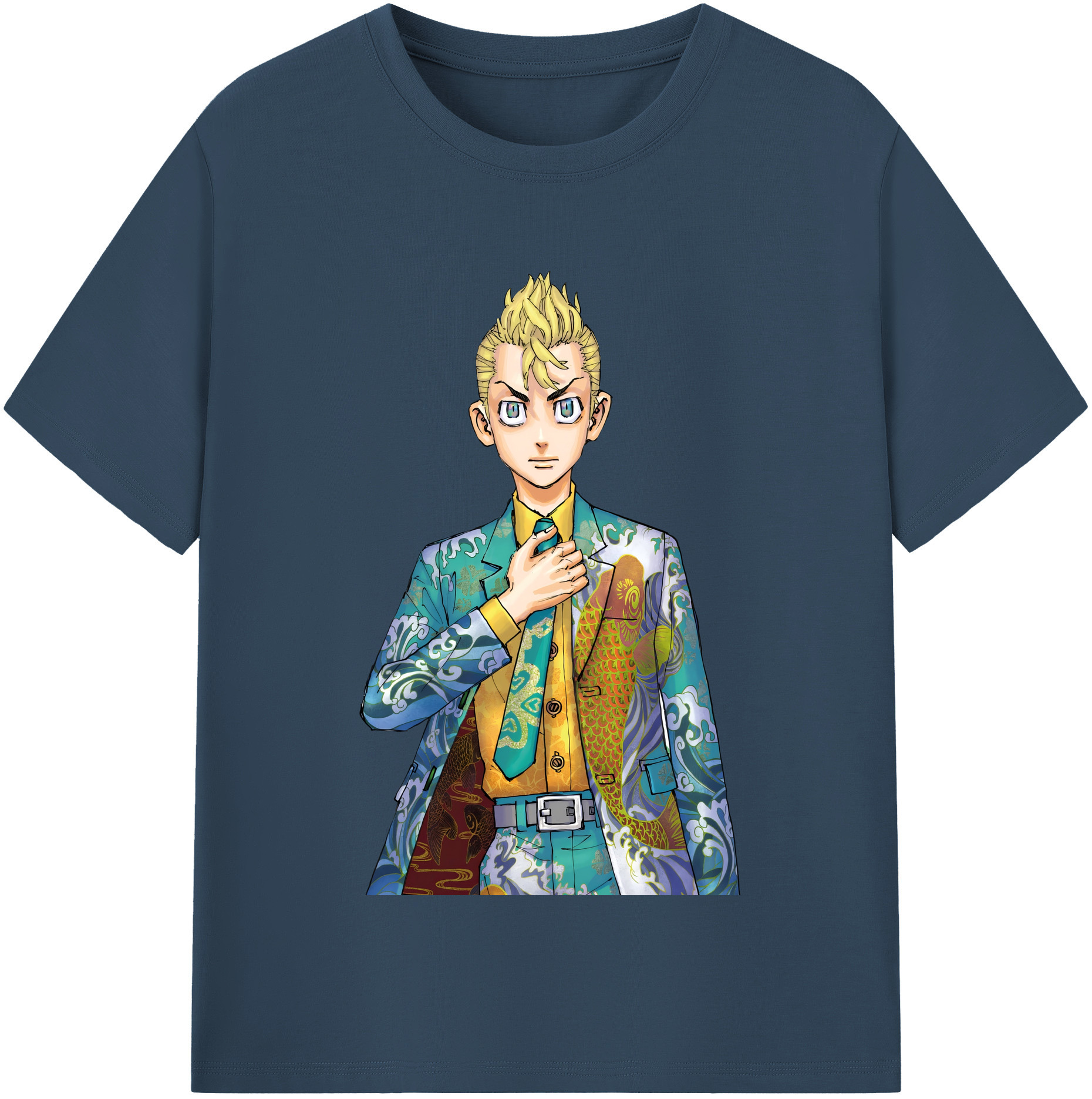 （画像用） 東京リベンジャーズ Tokyo Revengers 綿100％半袖Tシャツ（フロントプリント）
