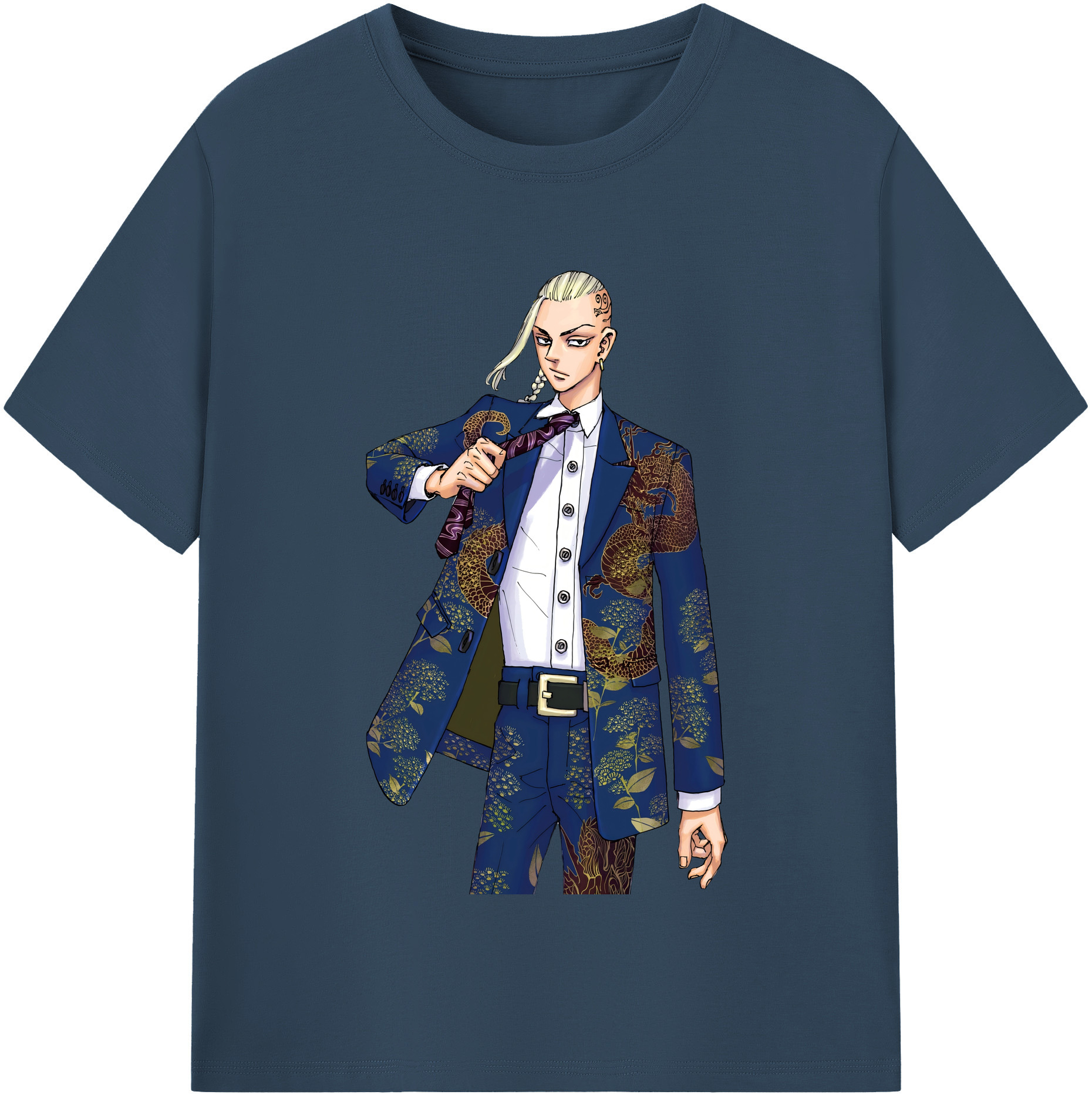 （画像用） 東京リベンジャーズ Tokyo Revengers 綿100％半袖Tシャツ（フロントプリント）