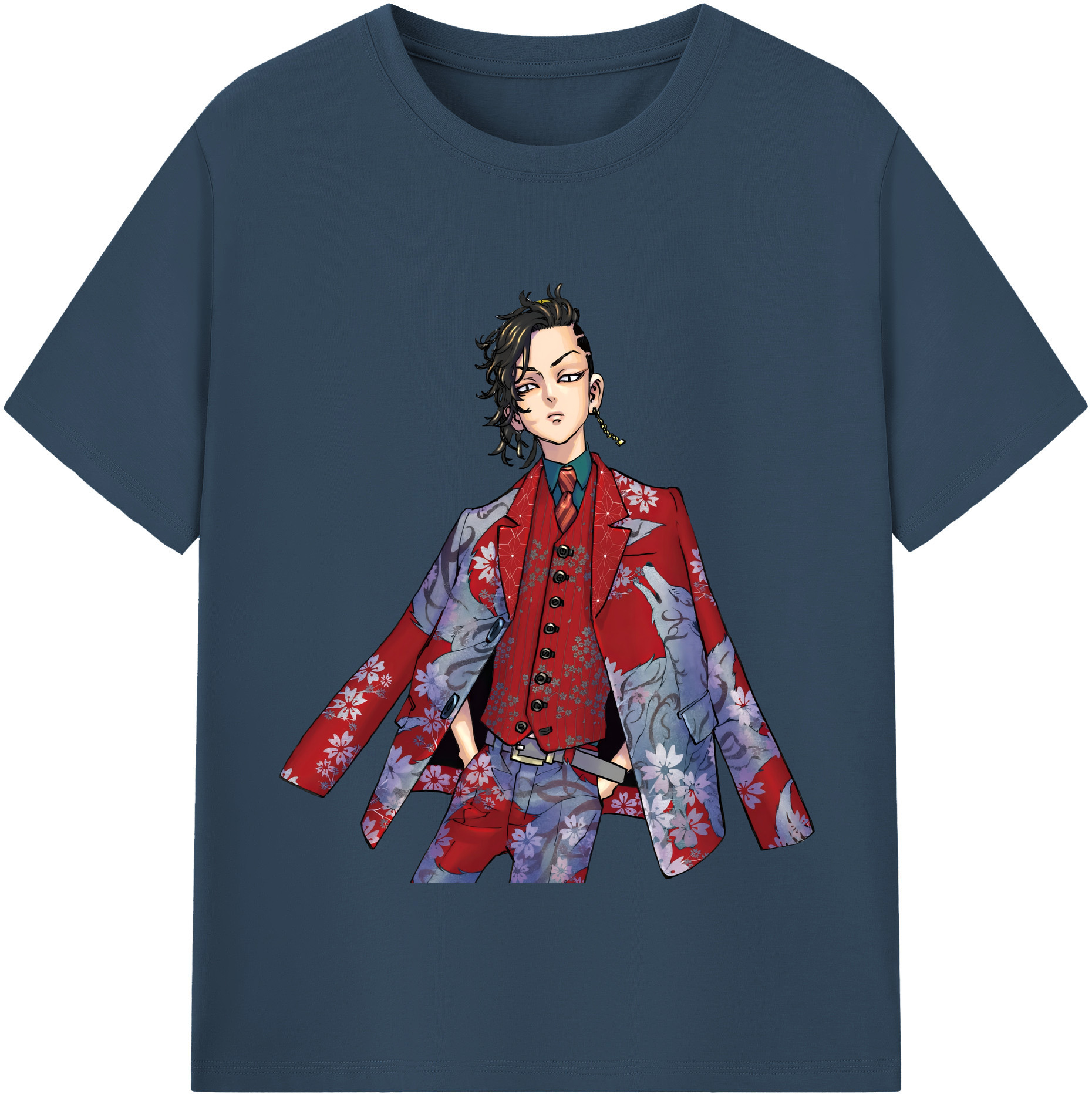 （画像用） 東京リベンジャーズ Tokyo Revengers 綿100％半袖Tシャツ（フロントプリント）