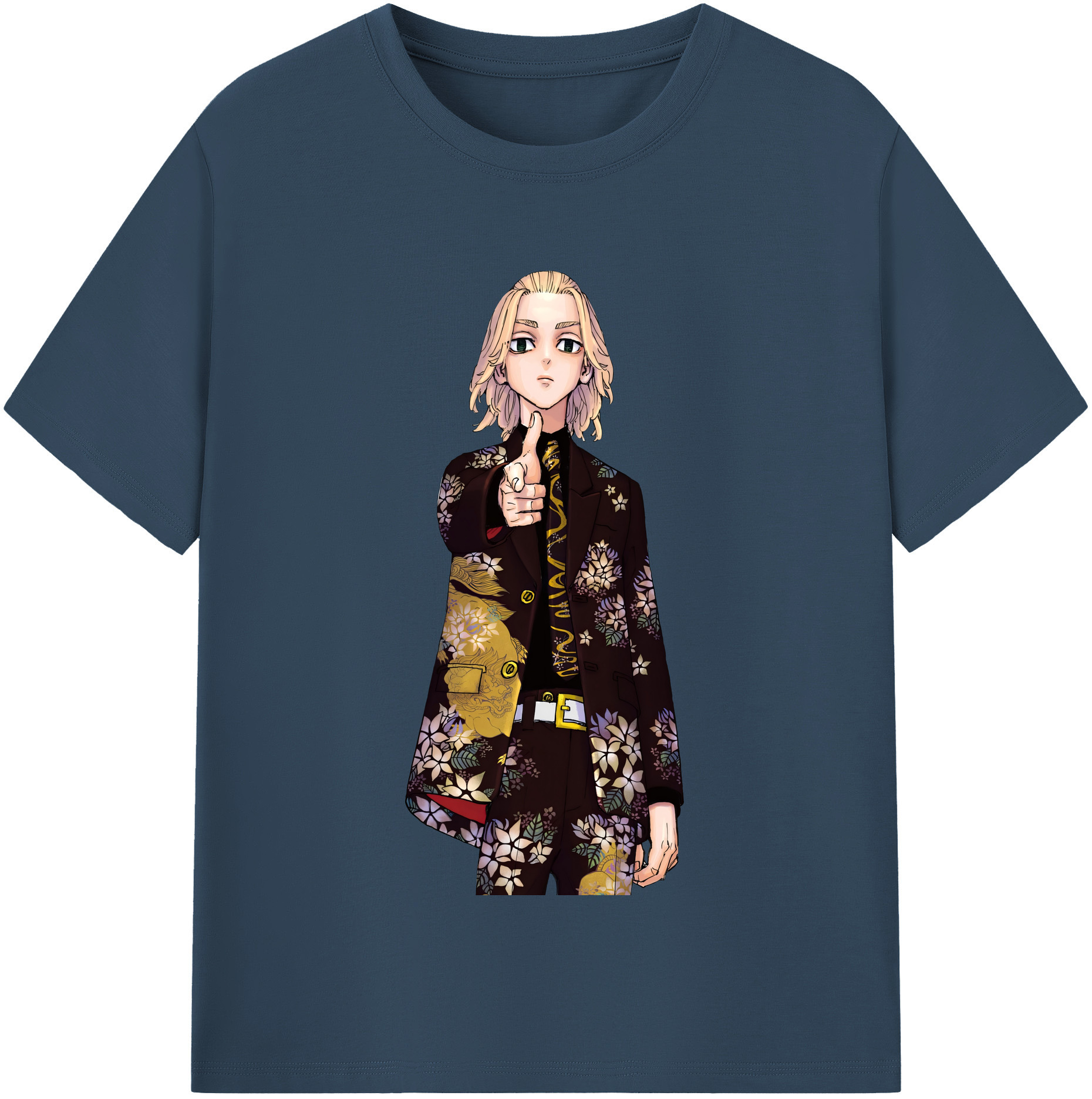 （画像用） 東京リベンジャーズ Tokyo Revengers 綿100％半袖Tシャツ（フロントプリント）