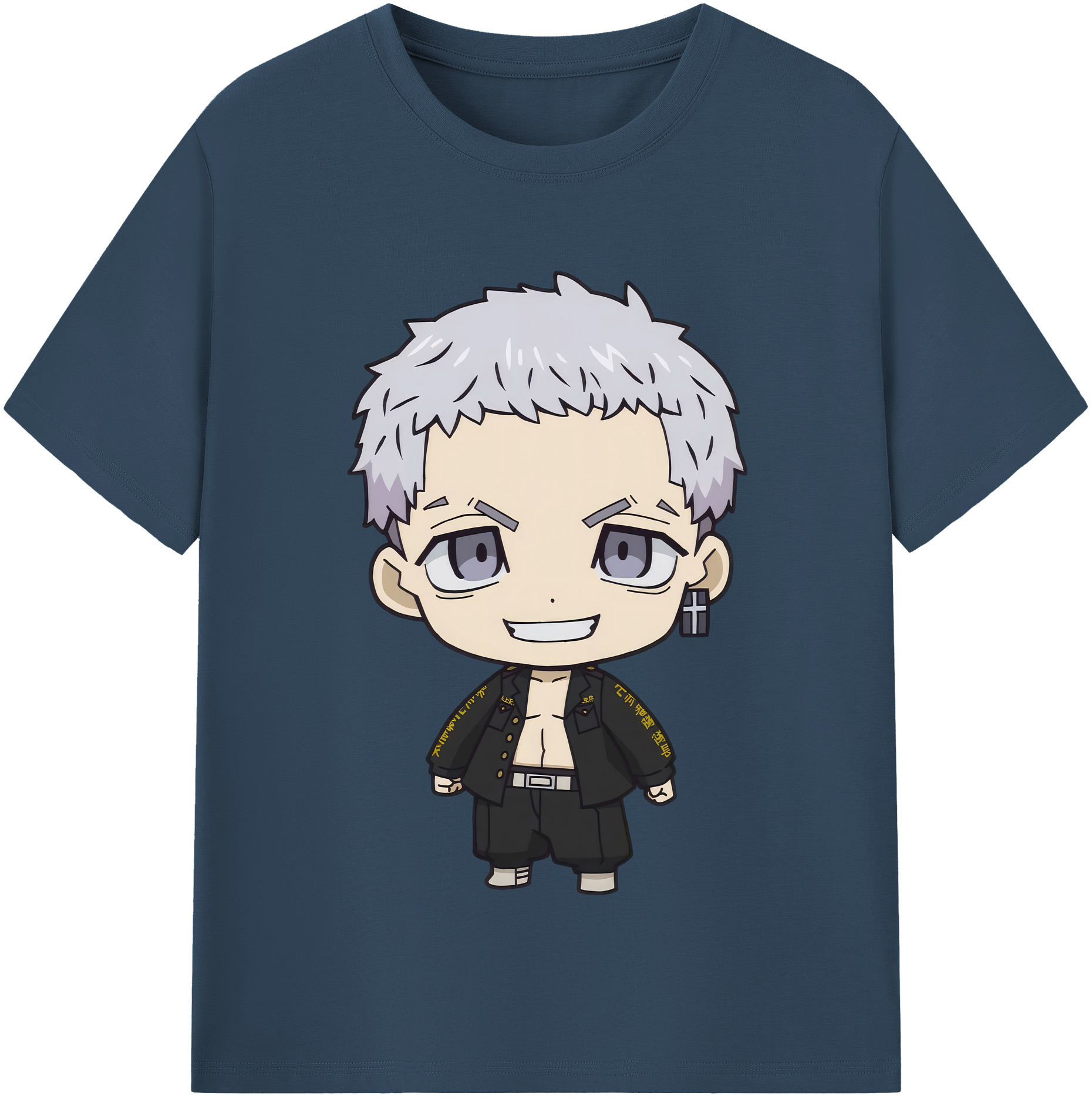 （画像用） 東京リベンジャーズ Tokyo Revengers 綿100％半袖Tシャツ（フロントプリント）