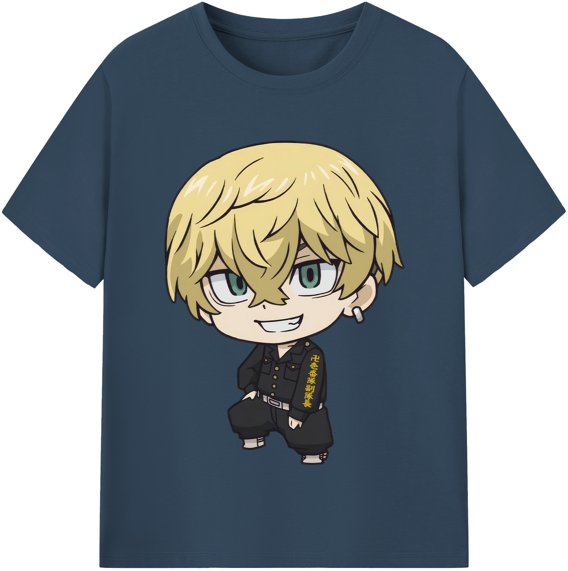 （画像用） 東京リベンジャーズ Tokyo Revengers 綿100％半袖Tシャツ（フロントプリント）