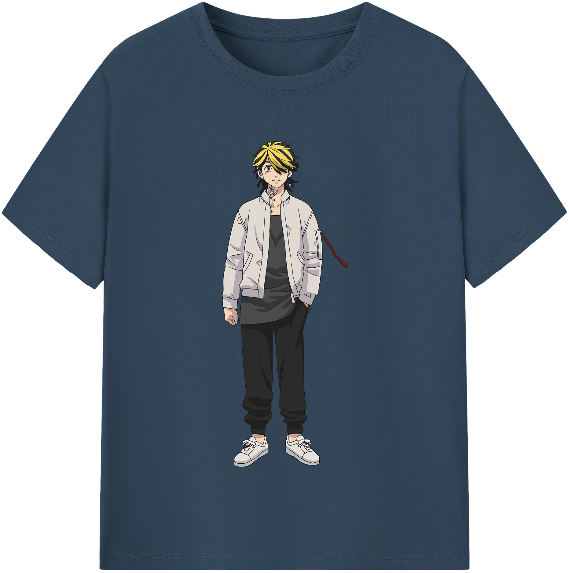 （画像用） 東京リベンジャーズ Tokyo Revengers 綿100％半袖Tシャツ（フロントプリント）