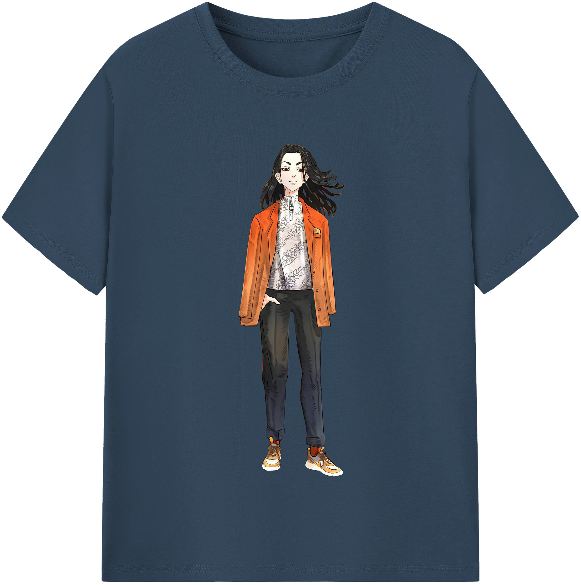 （画像用） 東京リベンジャーズ Tokyo Revengers 綿100％半袖Tシャツ（フロントプリント）