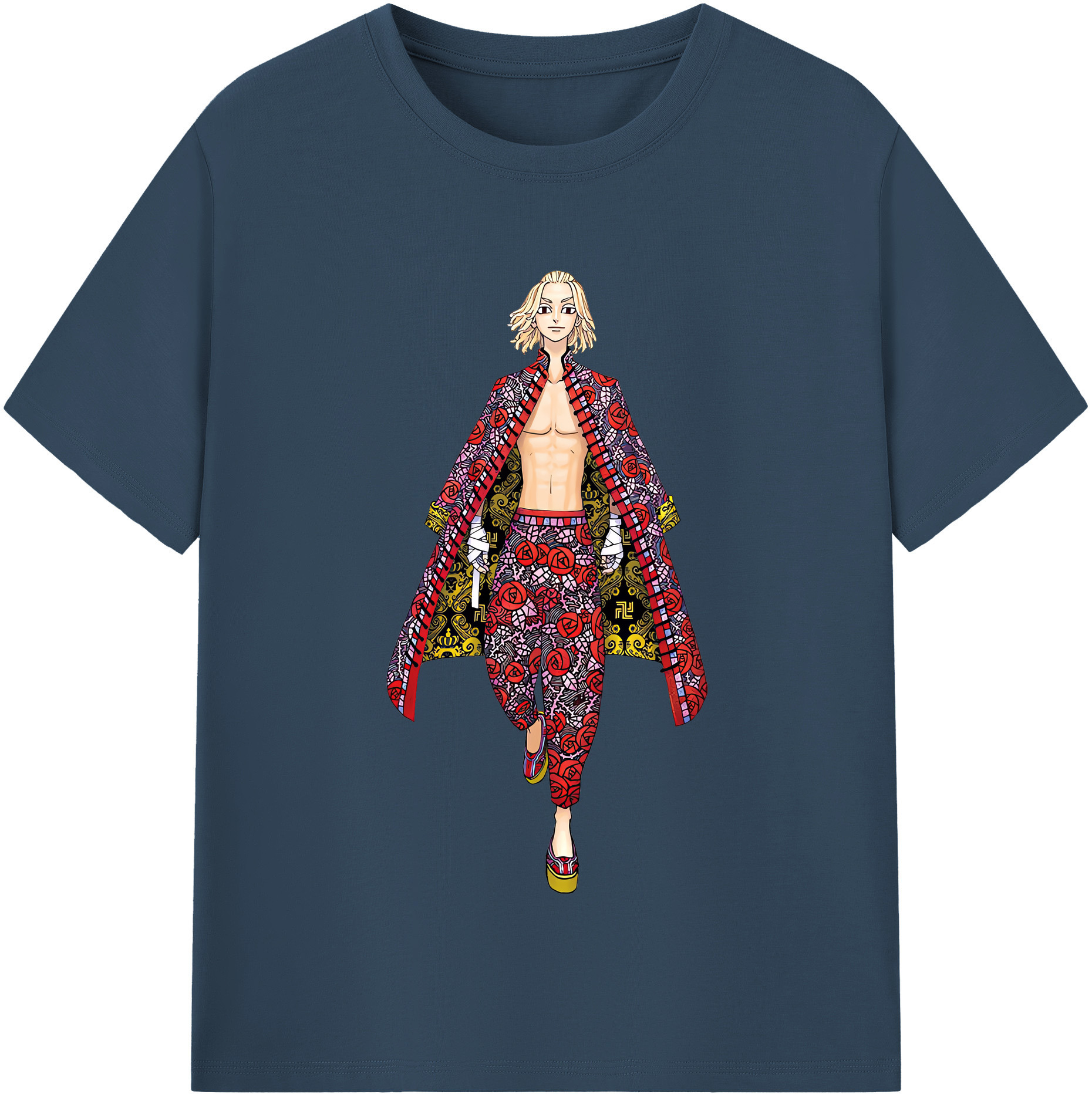 （画像用） 東京リベンジャーズ Tokyo Revengers 綿100％半袖Tシャツ（フロントプリント）