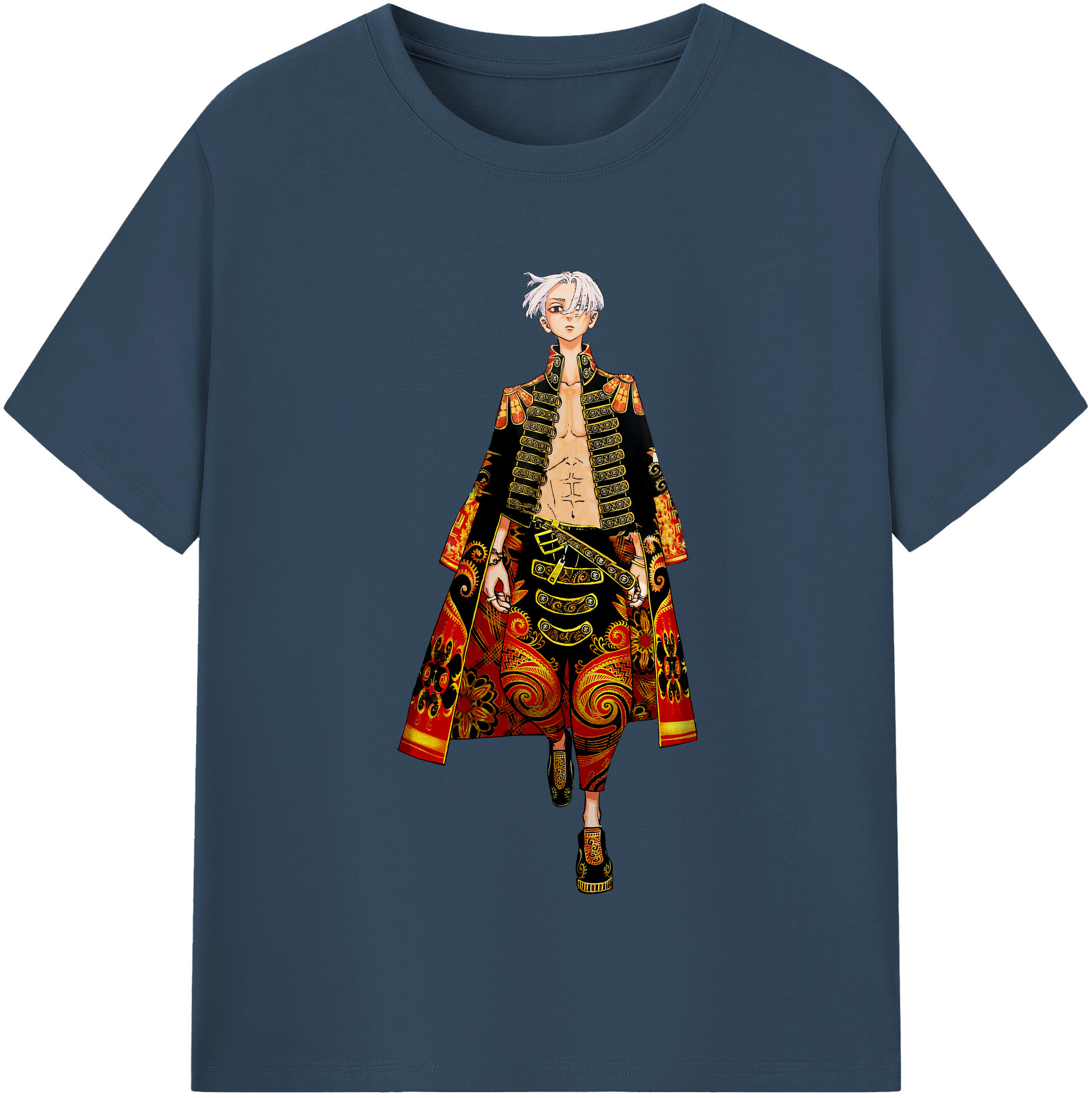 （画像用） 東京リベンジャーズ Tokyo Revengers 綿100％半袖Tシャツ（フロントプリント）