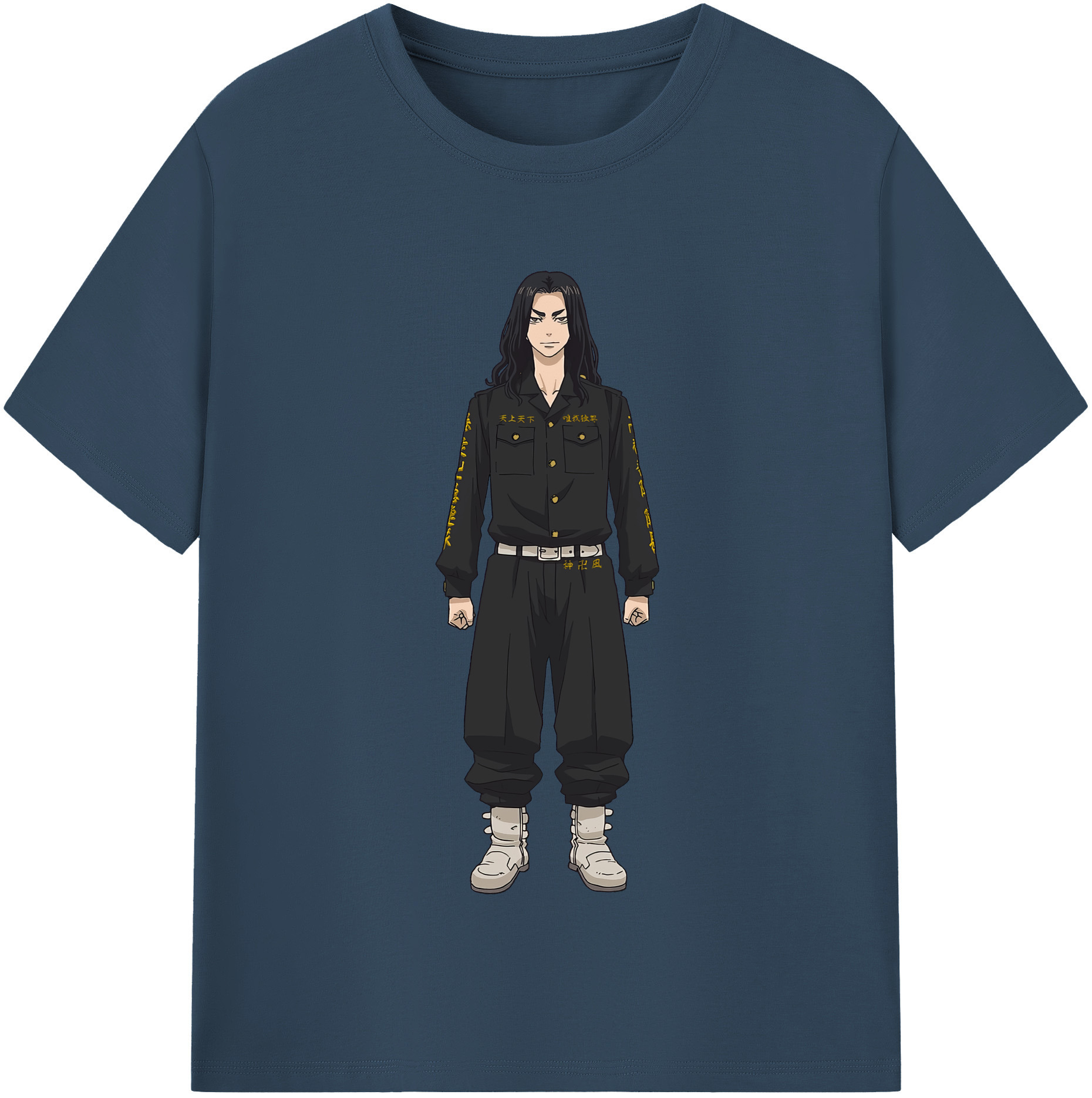 （画像用） 東京リベンジャーズ Tokyo Revengers 綿100％半袖Tシャツ（フロントプリント）