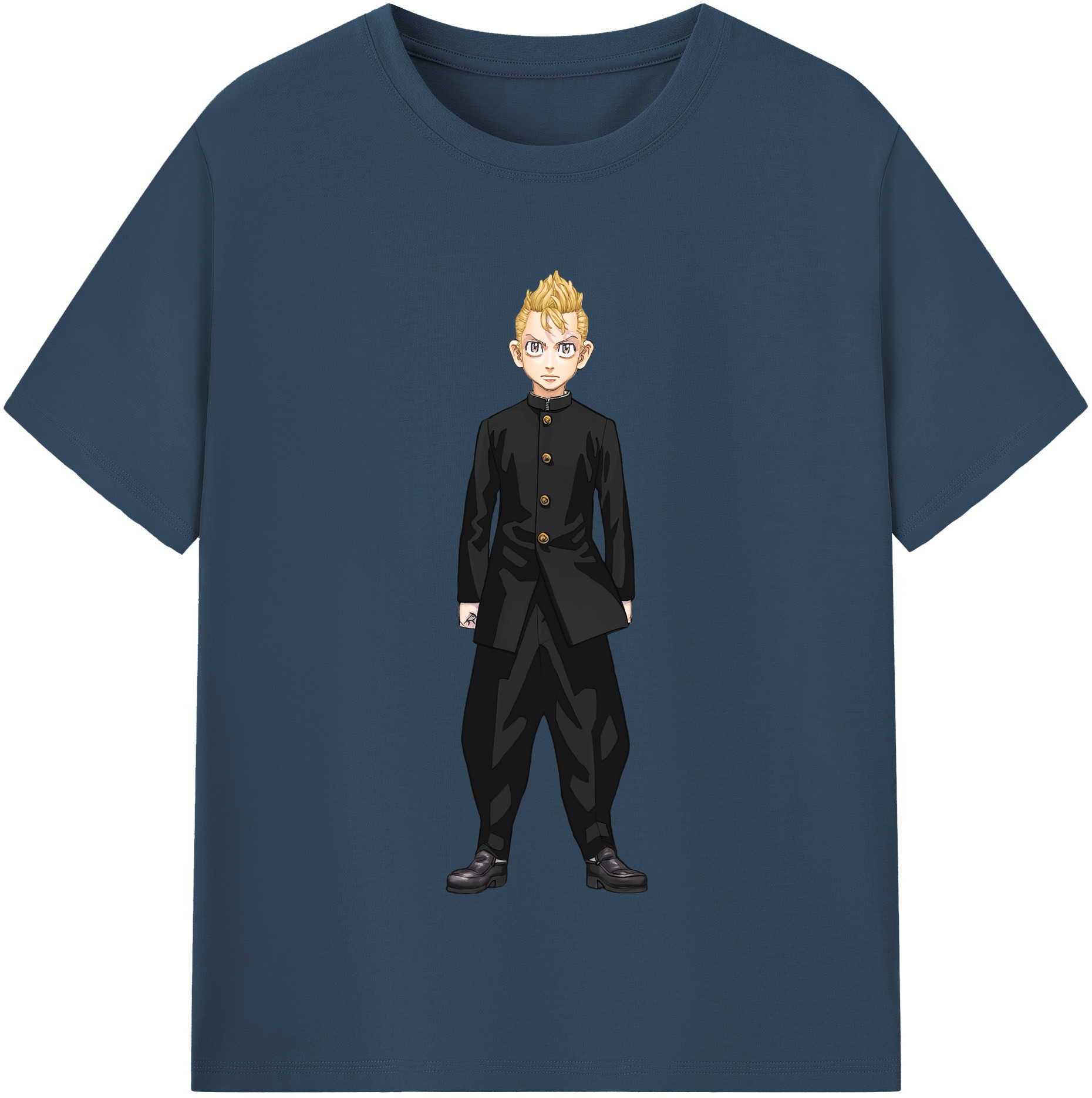 （画像用） 東京リベンジャーズ Tokyo Revengers 綿100％半袖Tシャツ（フロントプリント）