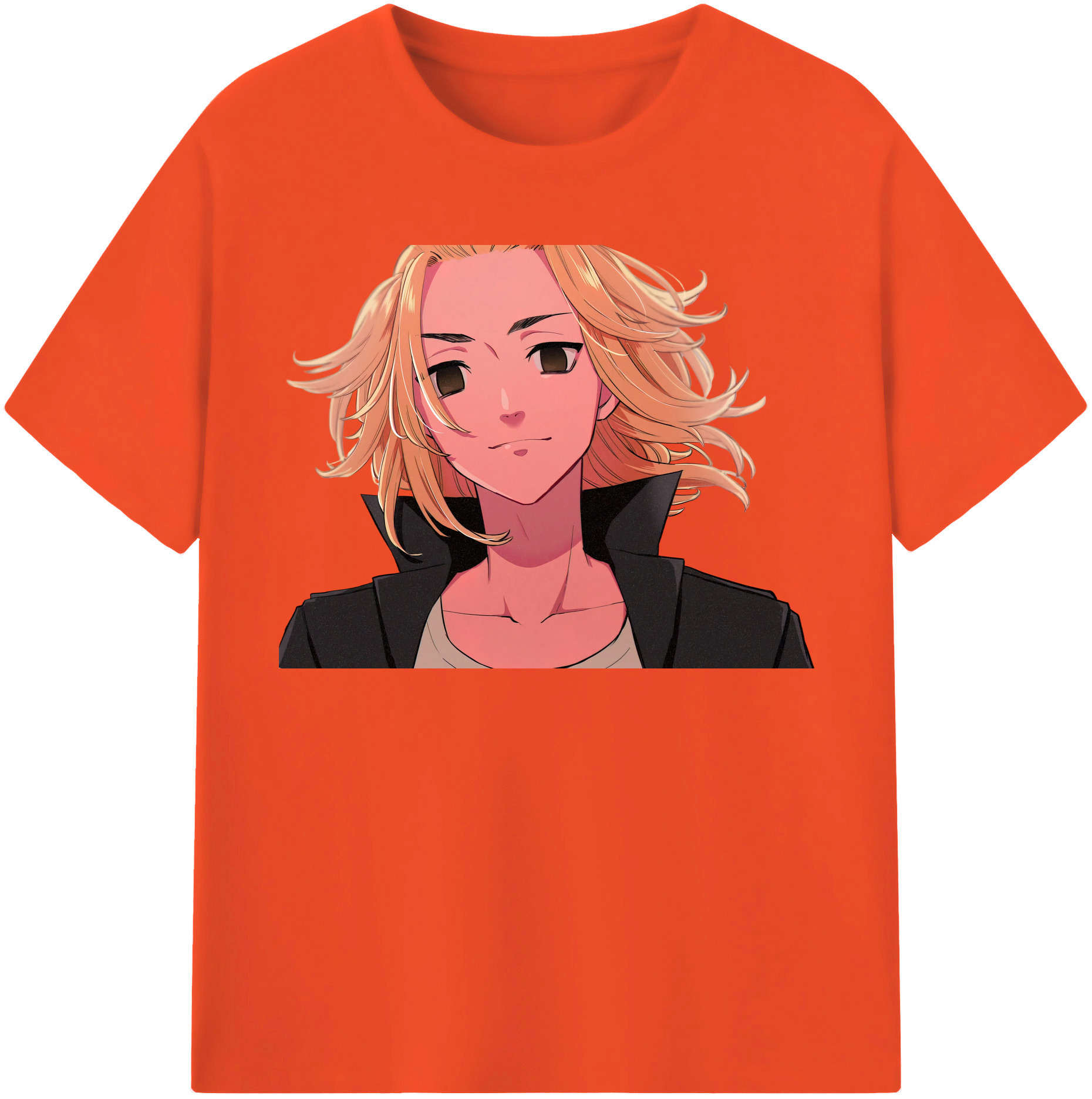 （画像用） 東京リベンジャーズ Tokyo Revengers 綿100％半袖Tシャツ（フロントプリント）