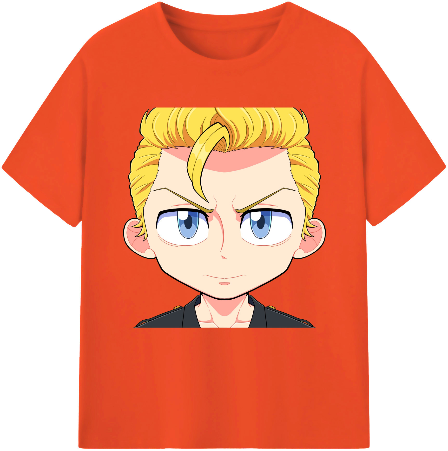 （画像用） 東京リベンジャーズ Tokyo Revengers 綿100％半袖Tシャツ（フロントプリント）