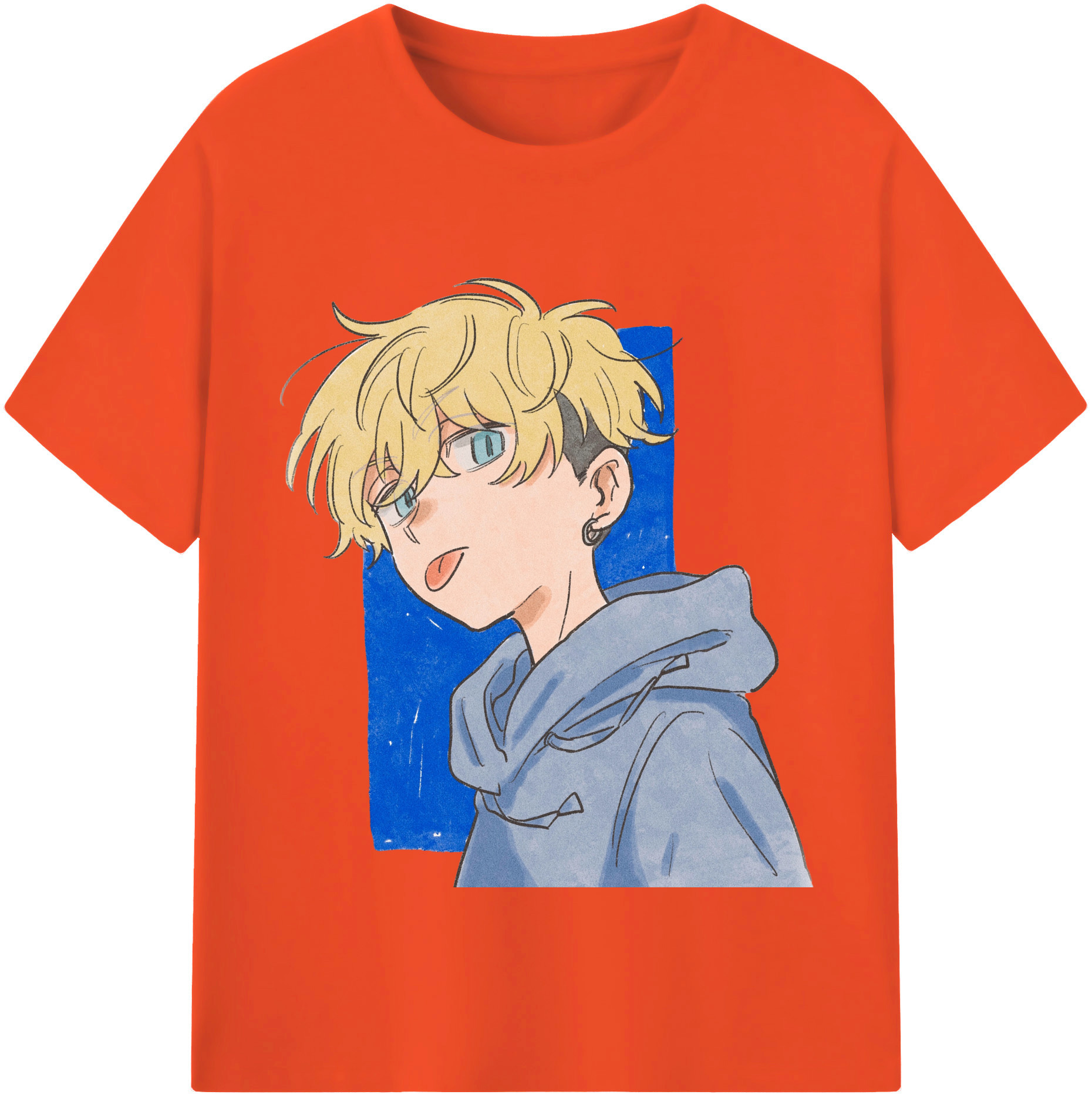 （画像用） 東京リベンジャーズ Tokyo Revengers 綿100％半袖Tシャツ（フロントプリント）