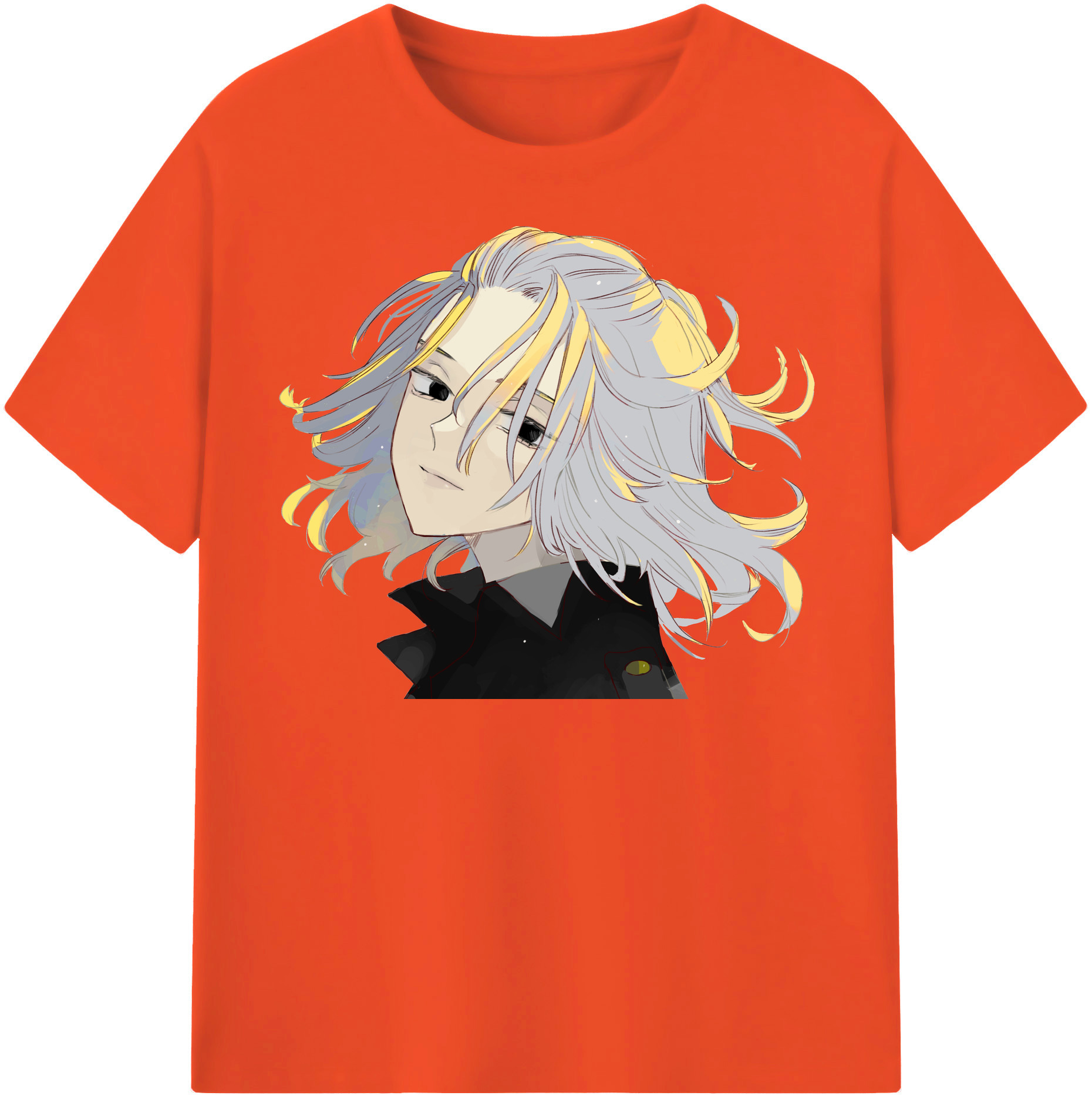 （画像用） 東京リベンジャーズ Tokyo Revengers 綿100％半袖Tシャツ（フロントプリント）