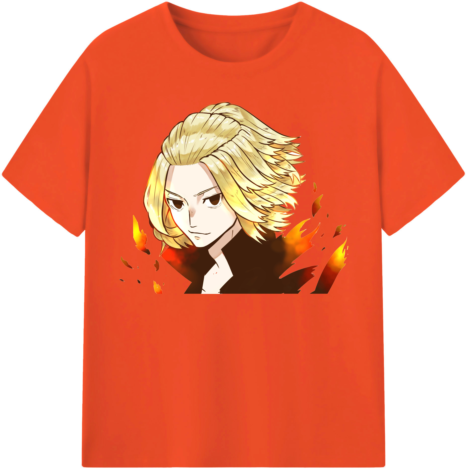 （画像用） 東京リベンジャーズ Tokyo Revengers 綿100％半袖Tシャツ（フロントプリント）
