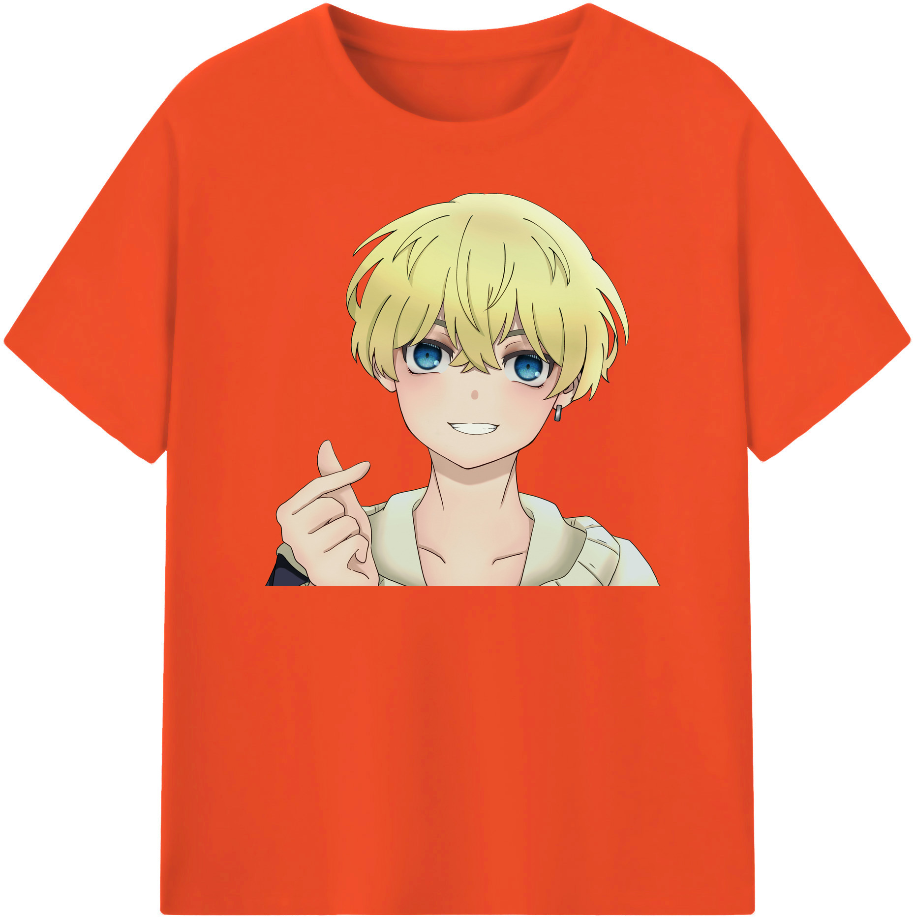 （画像用） 東京リベンジャーズ Tokyo Revengers 綿100％半袖Tシャツ（フロントプリント）