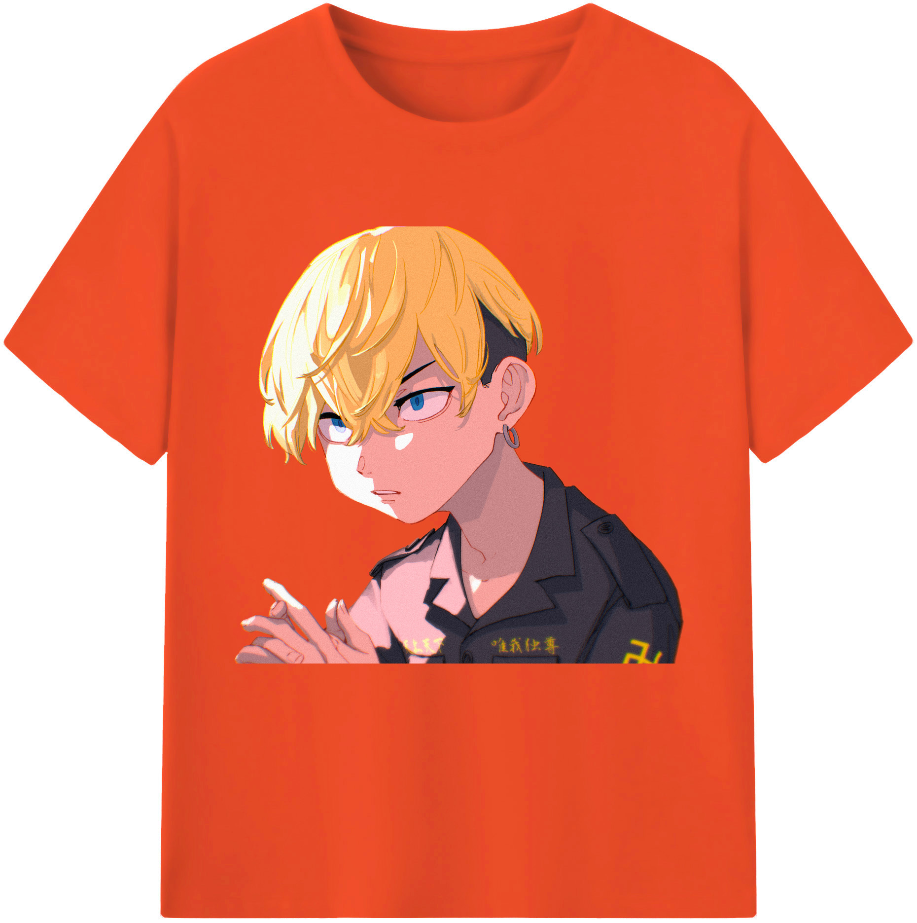 （画像用） 東京リベンジャーズ Tokyo Revengers 綿100％半袖Tシャツ（フロントプリント）