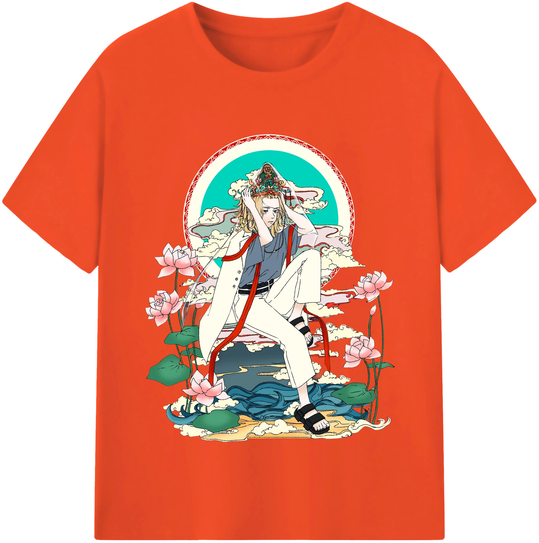 （画像用） 東京リベンジャーズ Tokyo Revengers 綿100％半袖Tシャツ（フロントプリント）