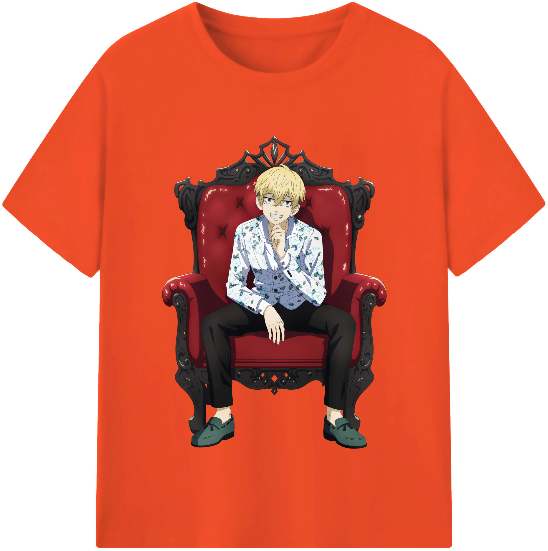 （画像用） 東京リベンジャーズ Tokyo Revengers 綿100％半袖Tシャツ（フロントプリント）